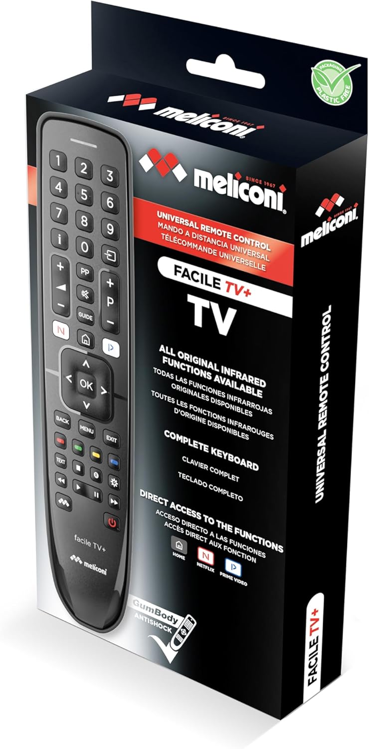 Meliconi GUMBODY FACILE TV+ - Telecomando Universale - immagine 5