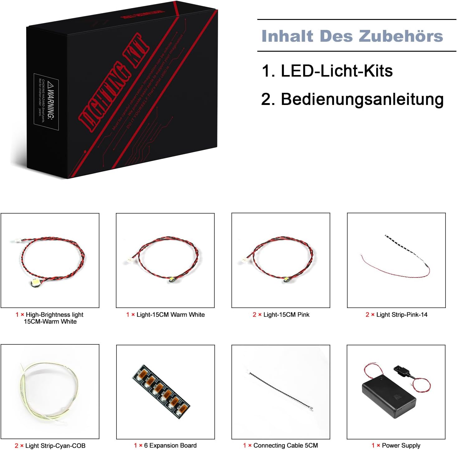 Set Luci LED Compatibile con Lego 43249 Stitch - immagine 5
