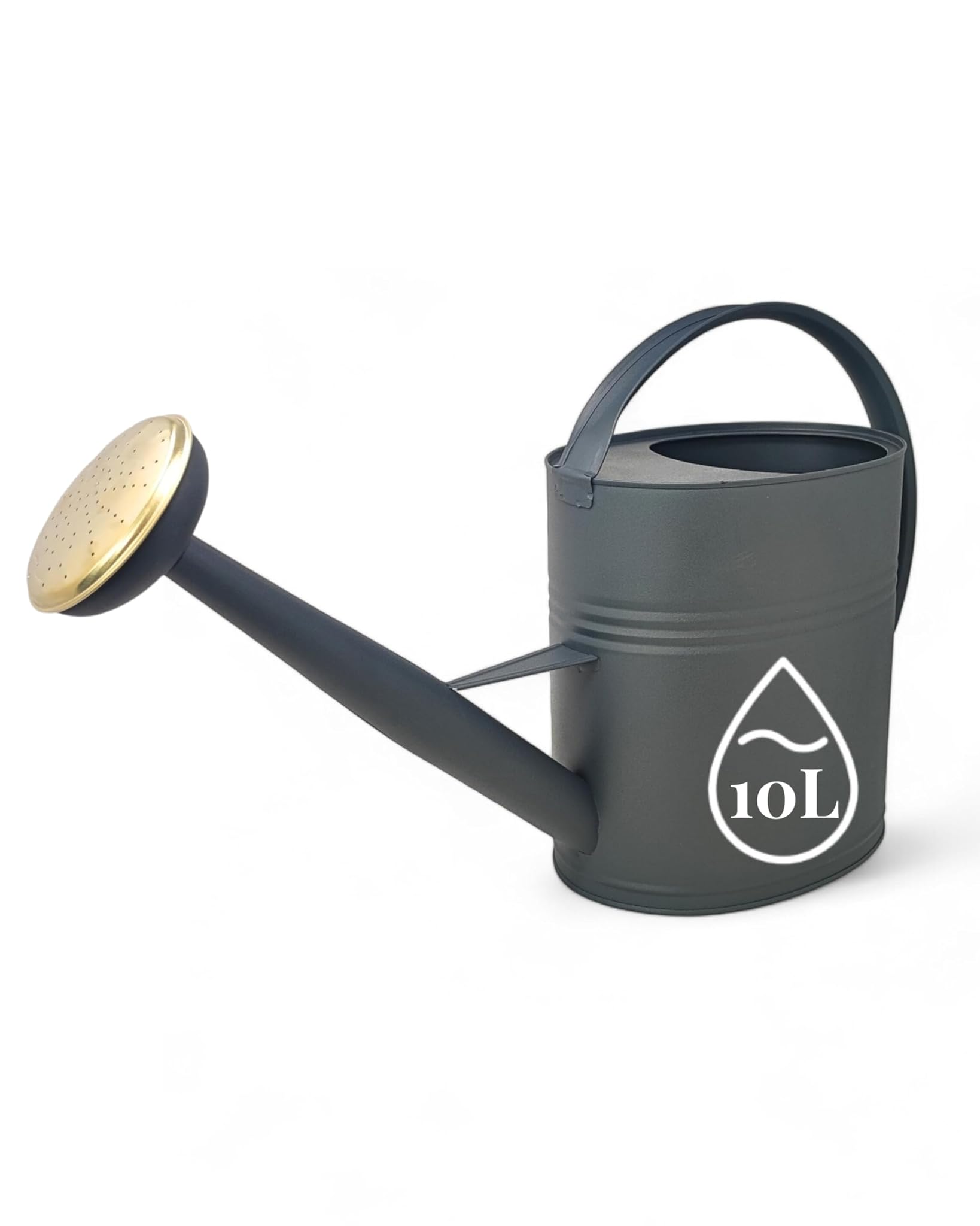 LIVLIG Annaffiatoio in Metallo 10L, Antracite