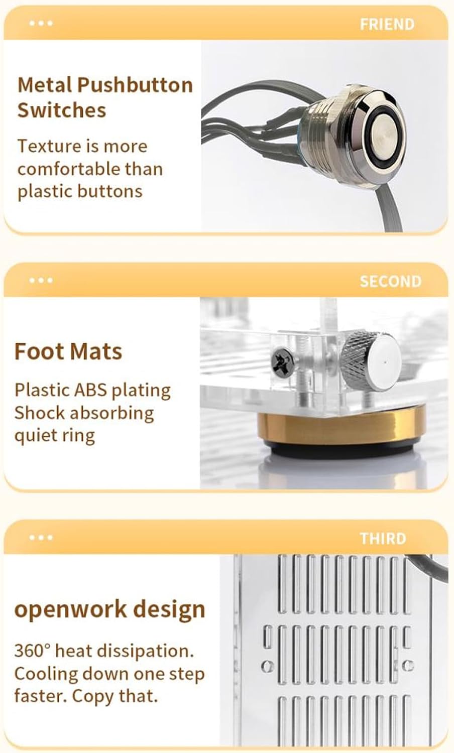 Custodia Mini ITX in Acrilico Trasparente - immagine 7