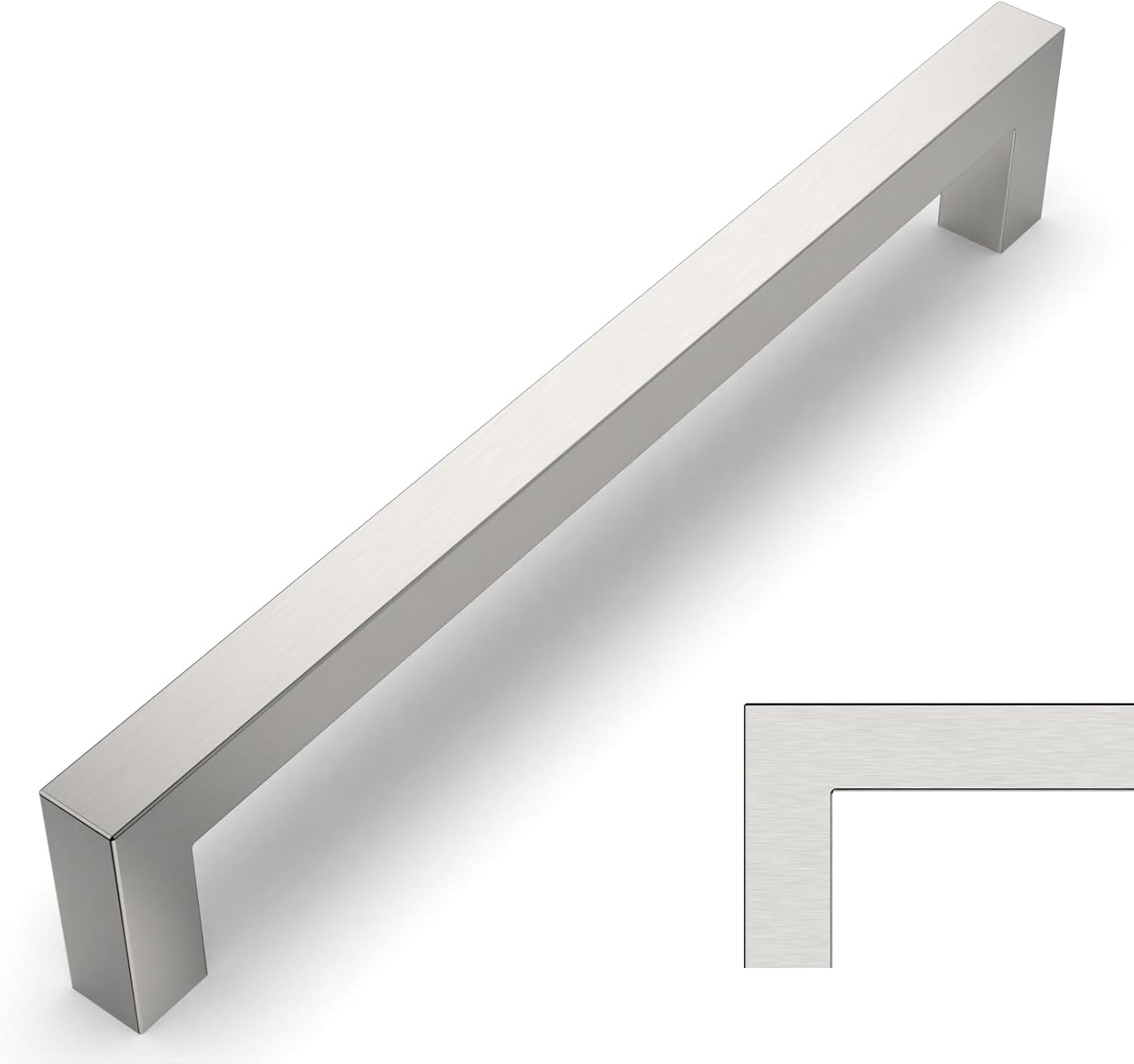 Amerdeco 15 Maniglie per Mobili da Cucina Nickel Rotto