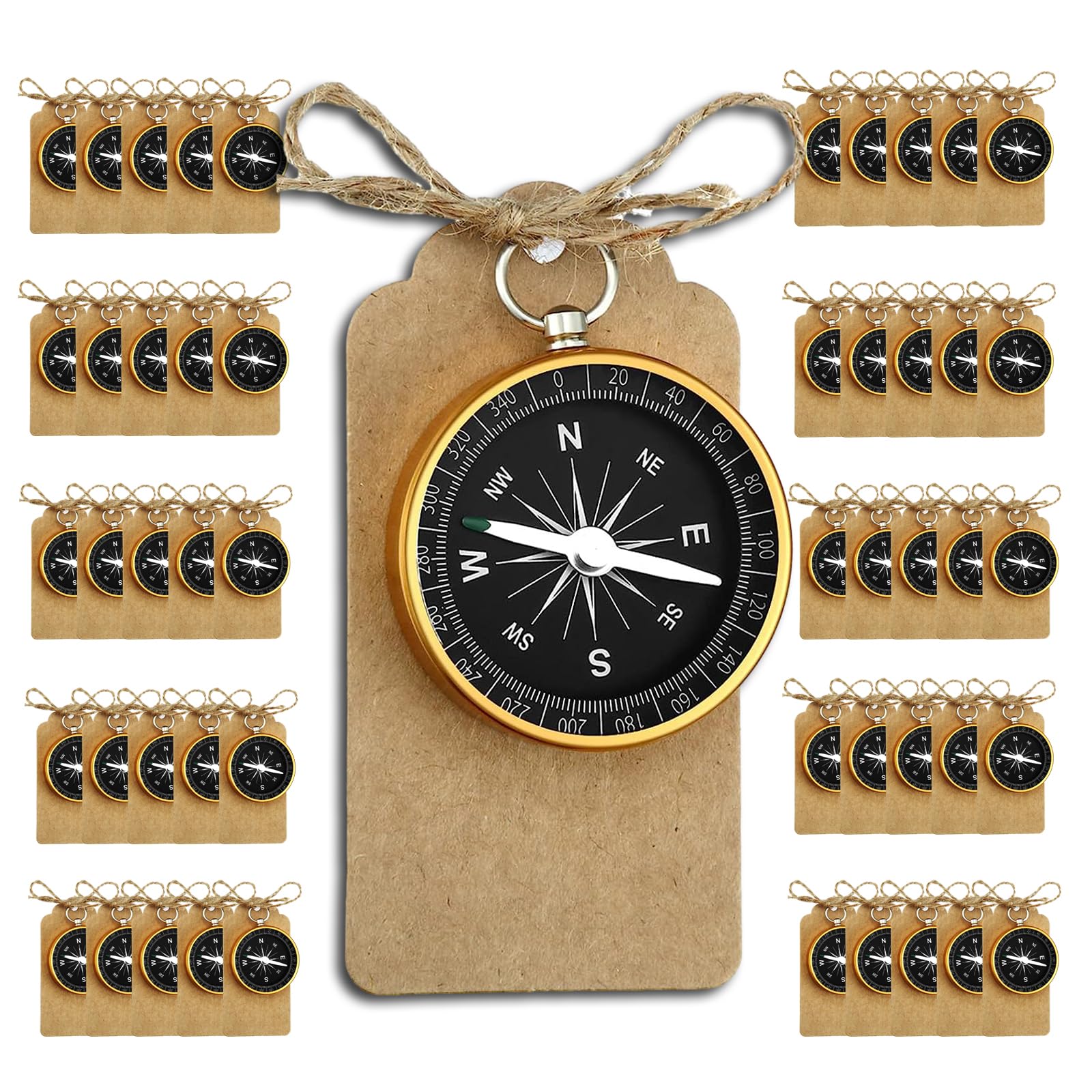 Bbrgirl 50 Mini Bussole Bomboniere Creative