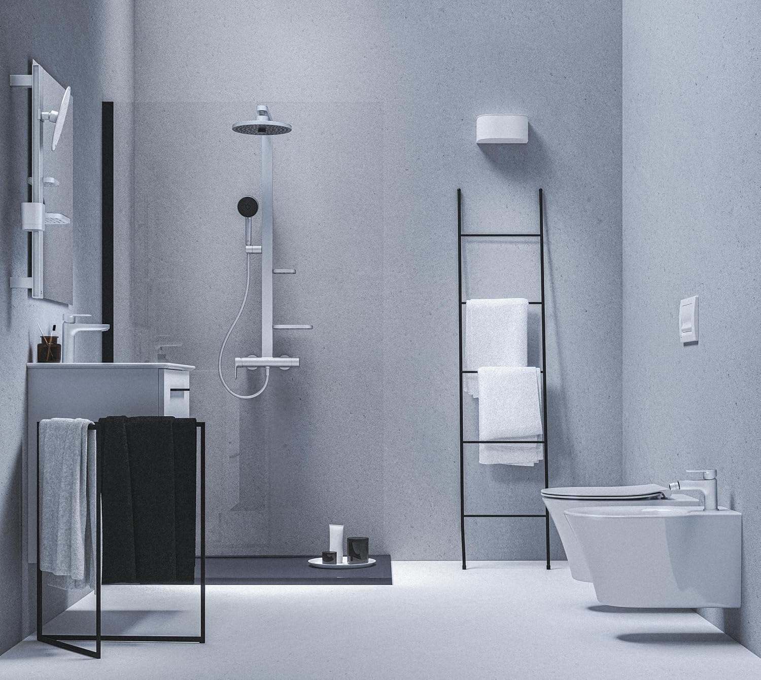 Ideal Standard - Cerafine O, Miscelatore monocomando per bidet, Silver - immagine 4