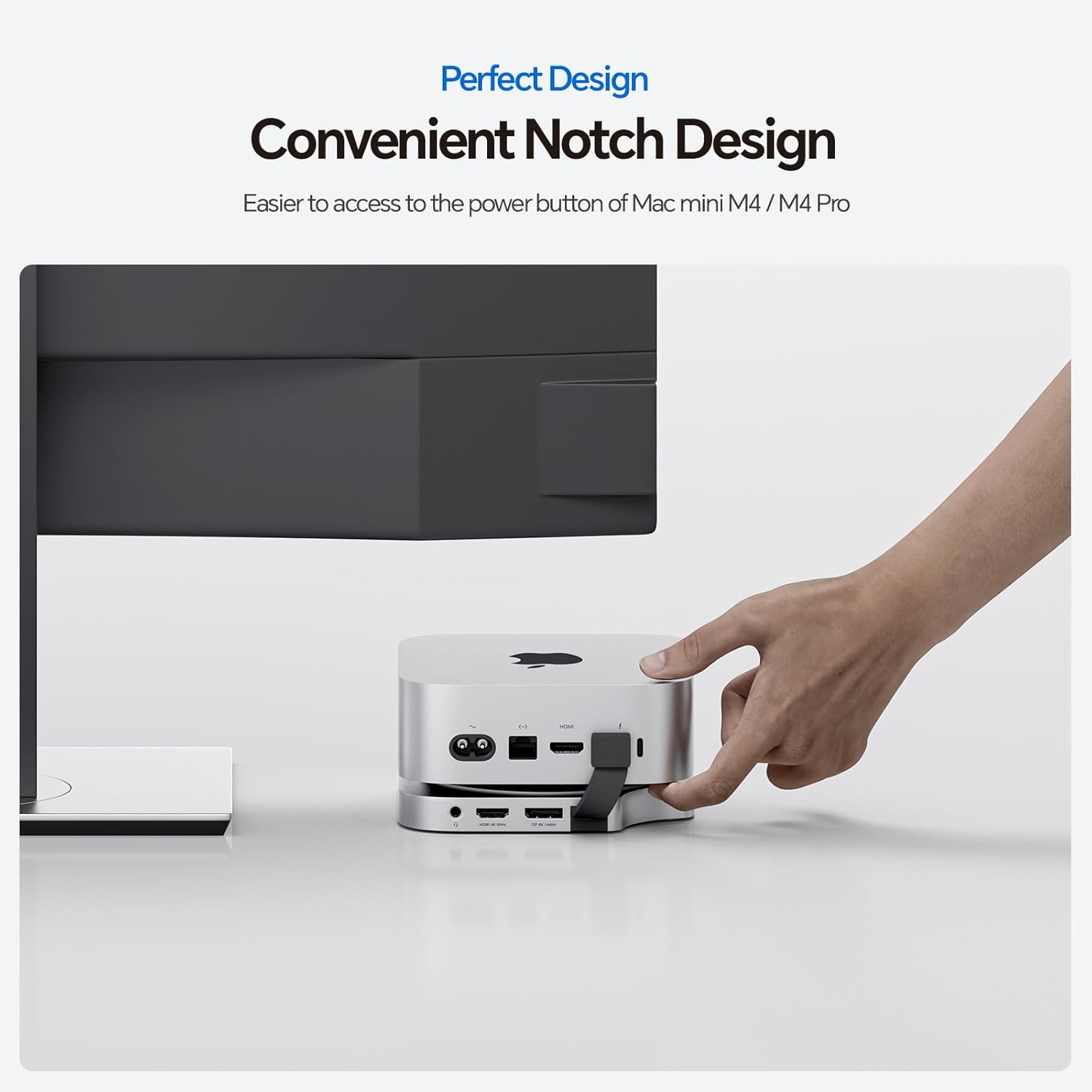 Mac mini M4 Dock & Stand con 2 Monitor DP 4K - immagine 7