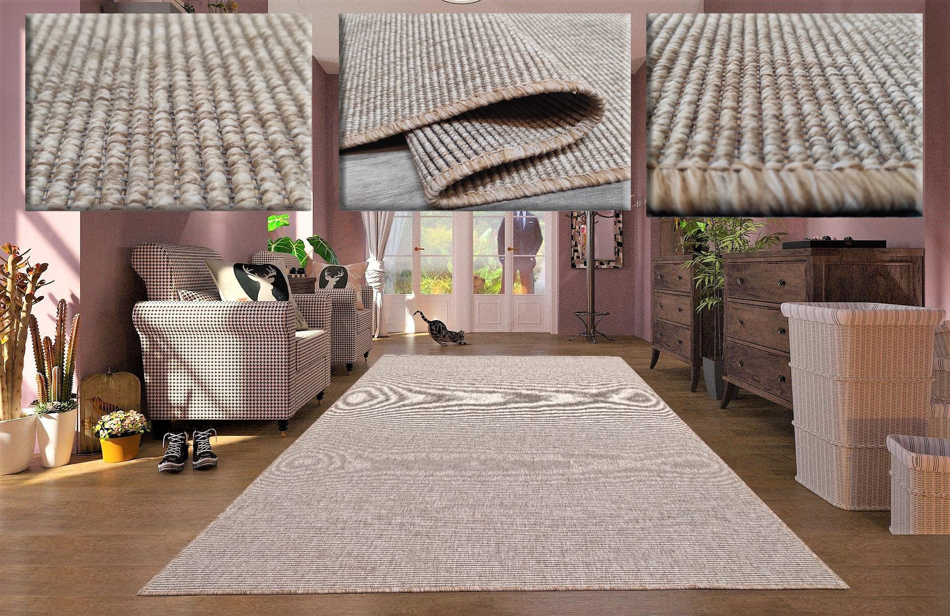 Tadi & Imperio1979 - Tappeto Lisa Beige per Interni/Esterni