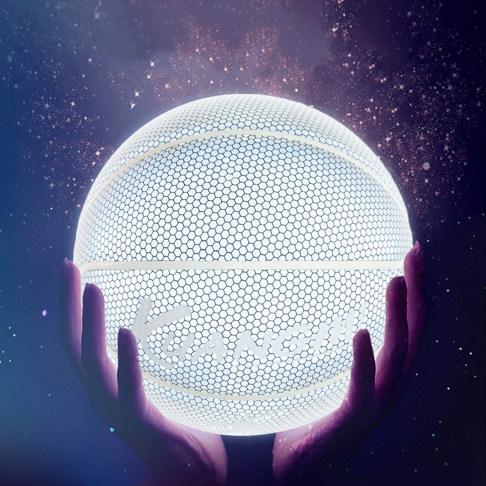 Kuangmi Reflective Glowing Basketball - Taglia 7