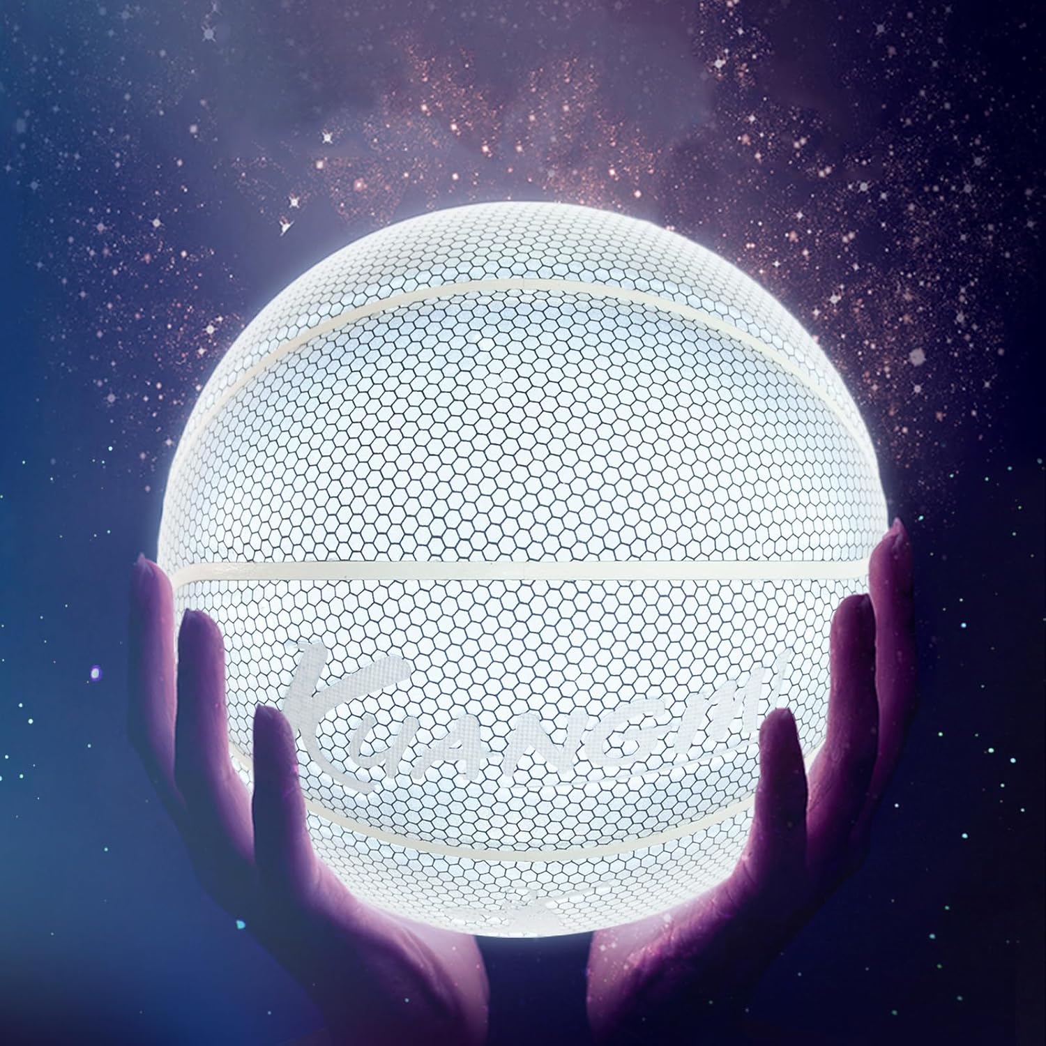 Kuangmi Reflective Glowing Basketball - Taglia 7 - immagine 1
