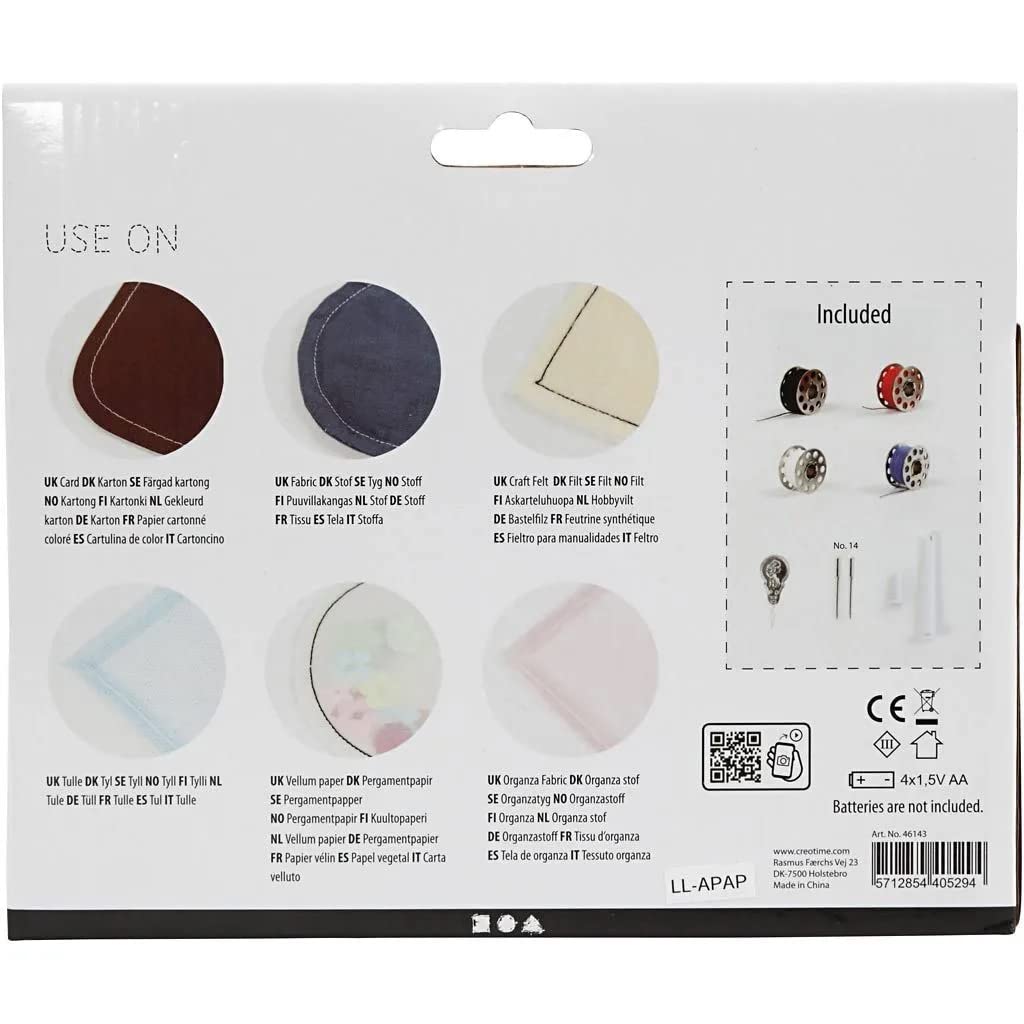 Creative 46143 - Macchina da Cucire Portatile, Bianco - immagine 2