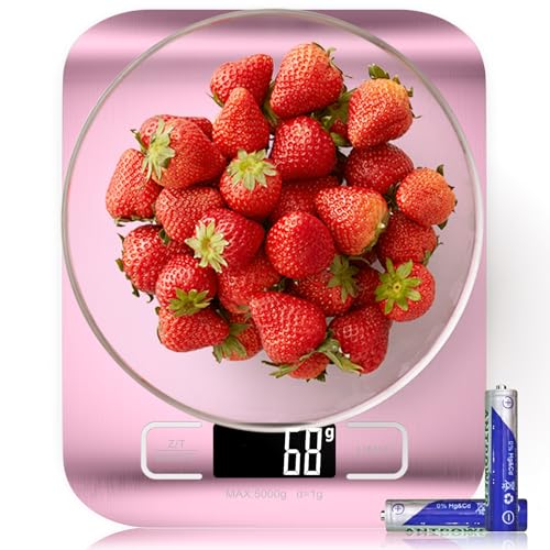 Geeric Bilancia da Cucina Digitale 10KG Acciaio Inox