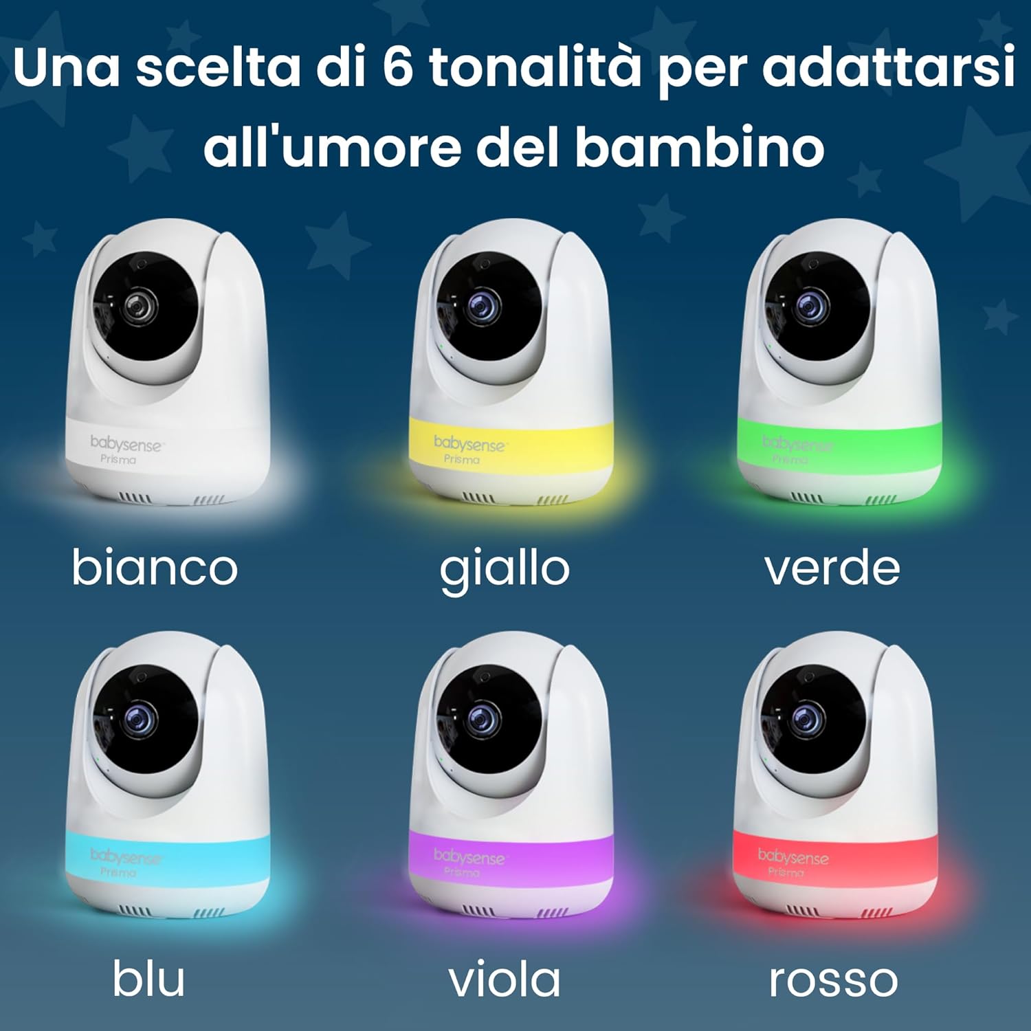 Babysense Prisma Babyphone con Fotocamera 5" HD - immagine 4
