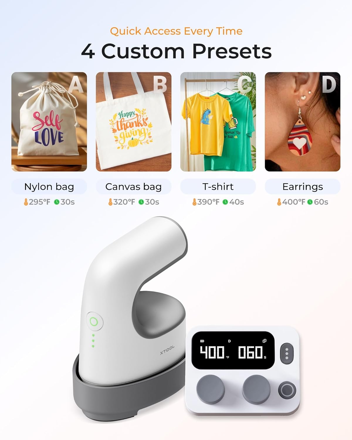 xTool Mini Pressa a Caldo con Pod di Controllo - immagine 4