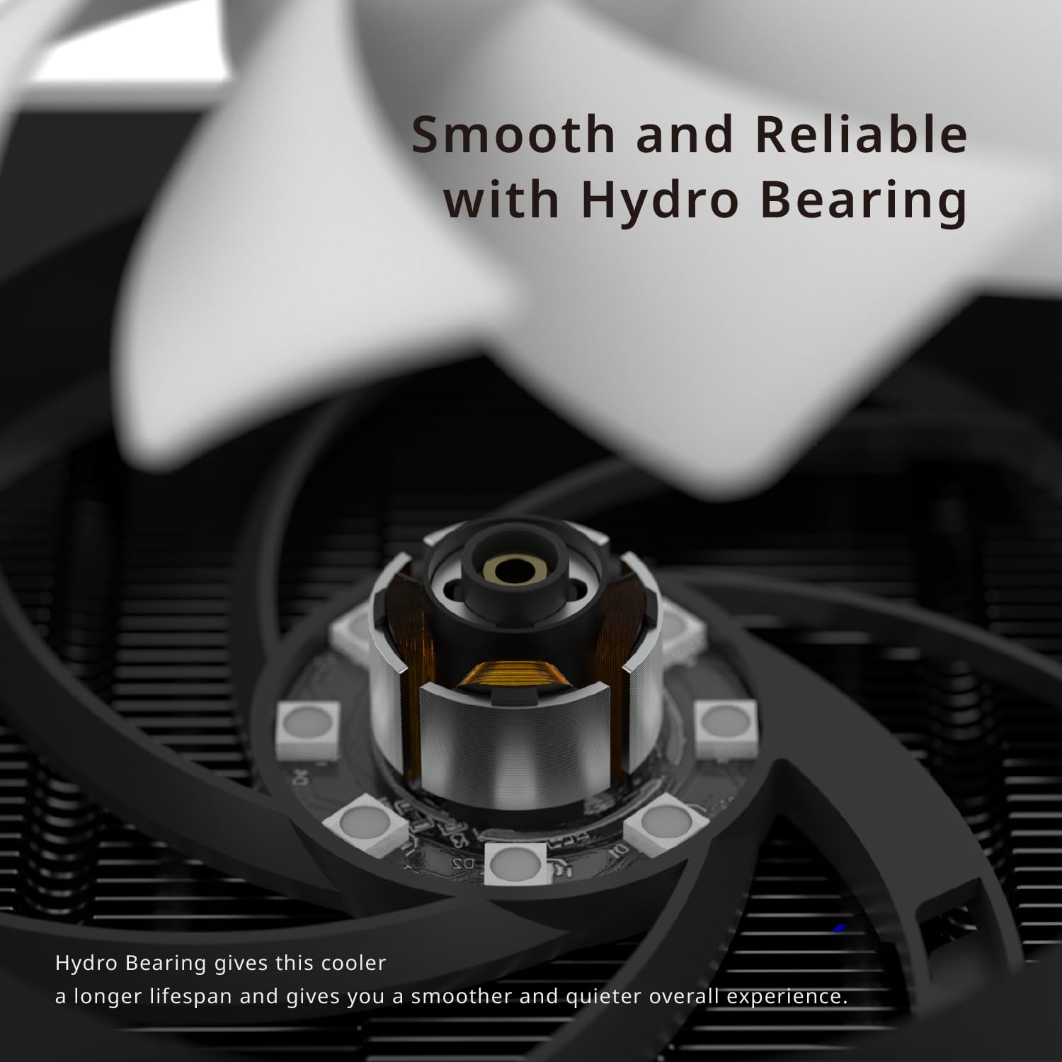 APNX AP1-V CPU-Kühler - 120mm, weiß - immagine 5