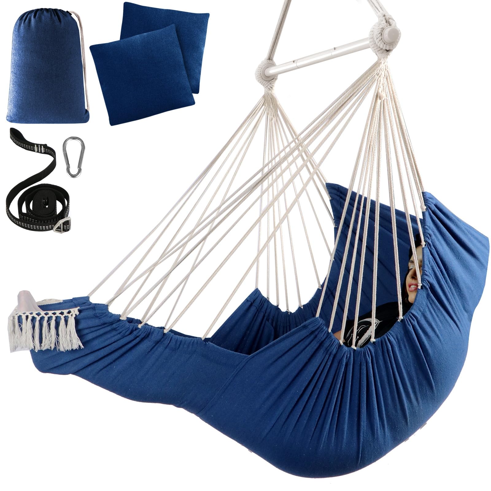 Chihee Sedia Sospesa Amaca con Poggiapiedi e Cuscini