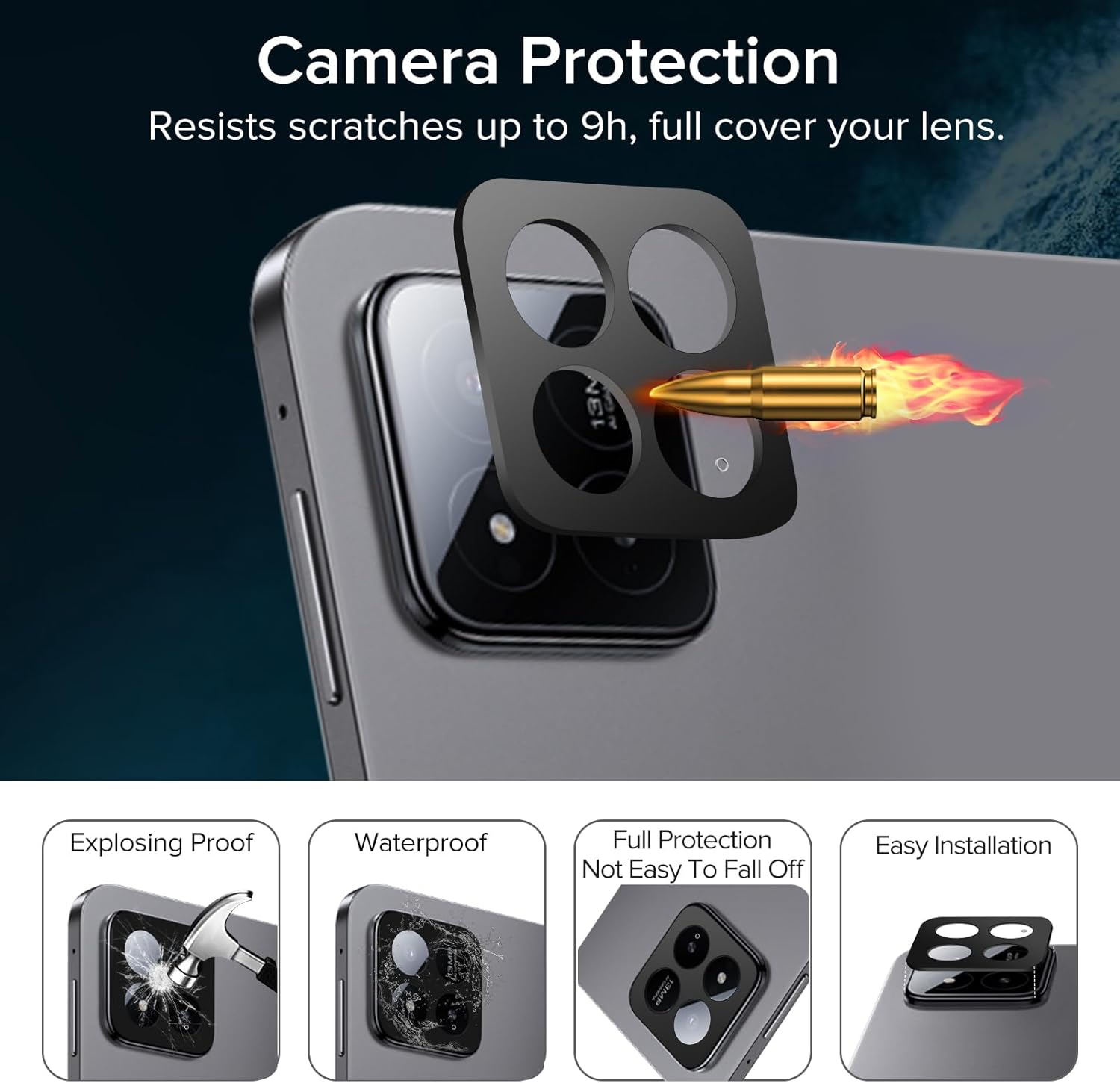 Ivoler 2 Pezzi Vetro Temperato per Xiaomi Pad 7/PRO 11.2" - immagine 4