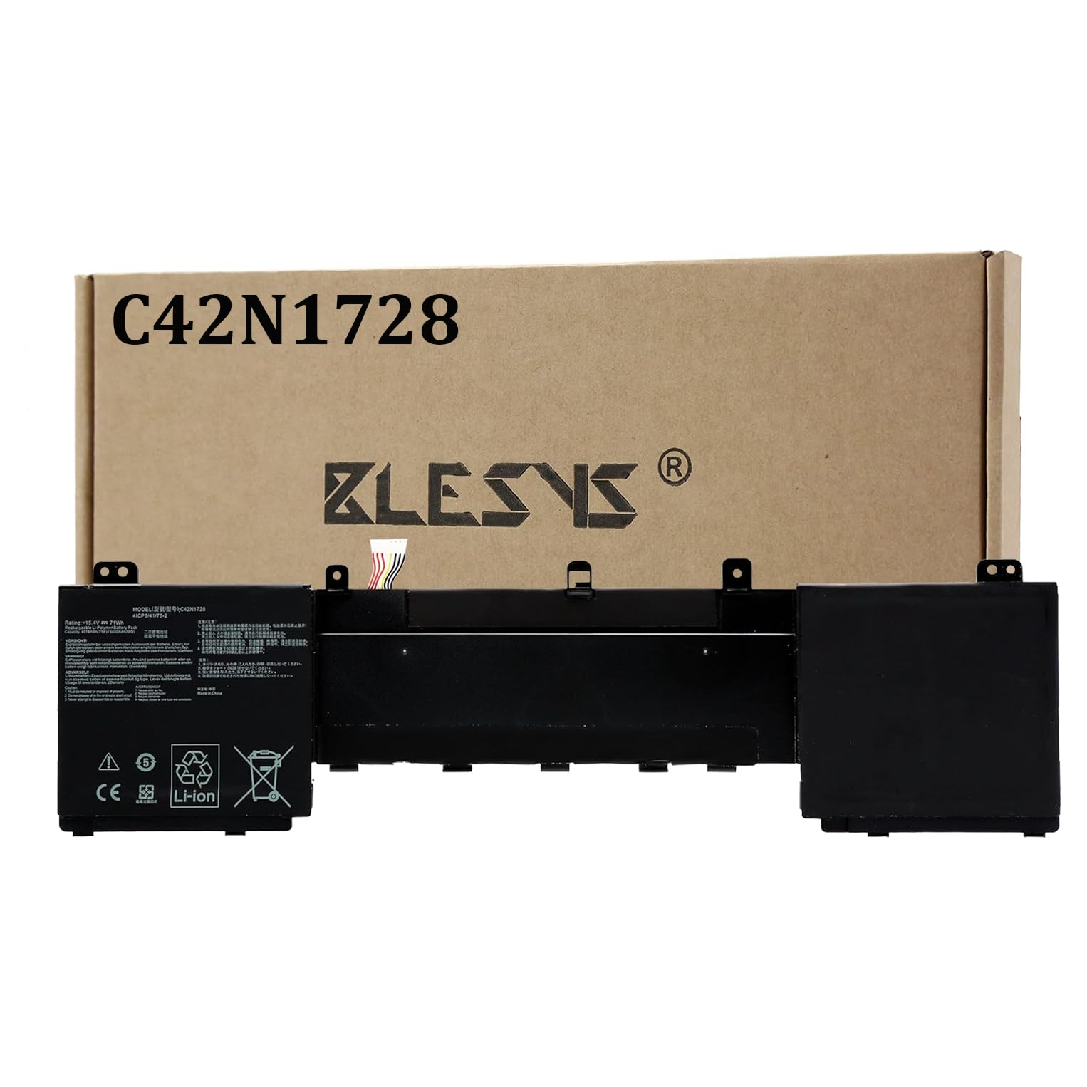 Blesys C42N1728 Batteria per Asus Zenbook Pro 15 UX550G
