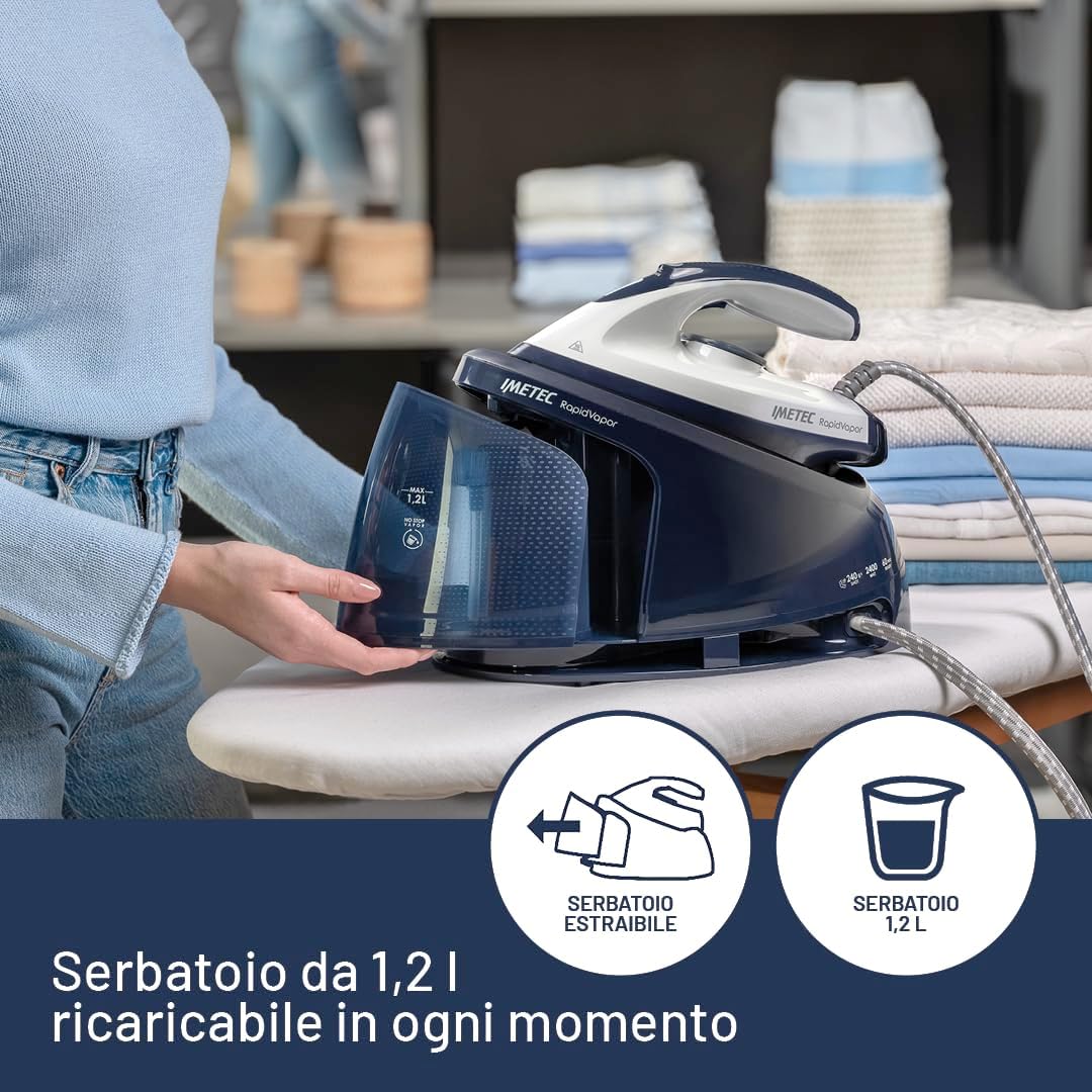 Imetec Rapidvapor Plus - Ferro da Stiro 1.2L - immagine 5