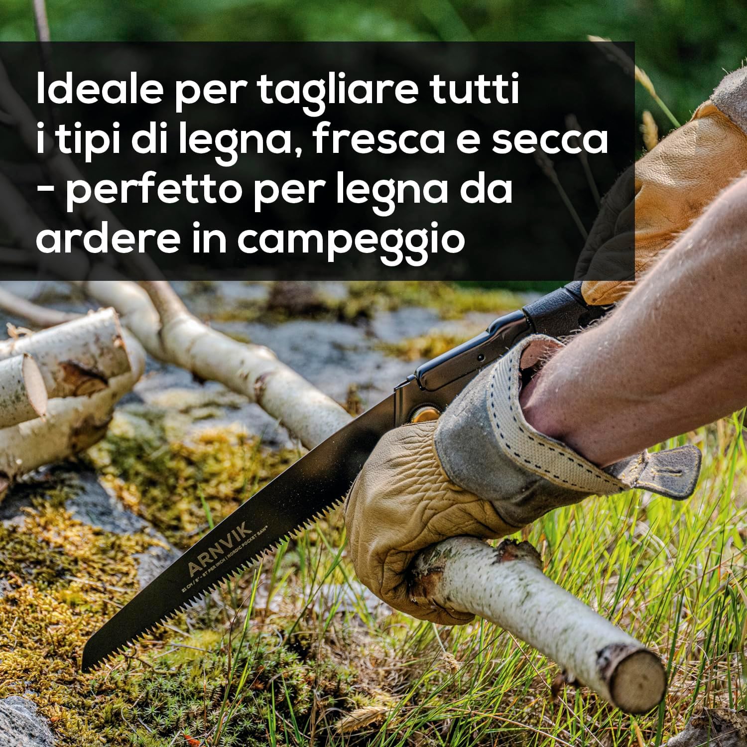 Nordic Pocket Saw Seghetto Pieghevole Arnvik 21cm - immagine 4