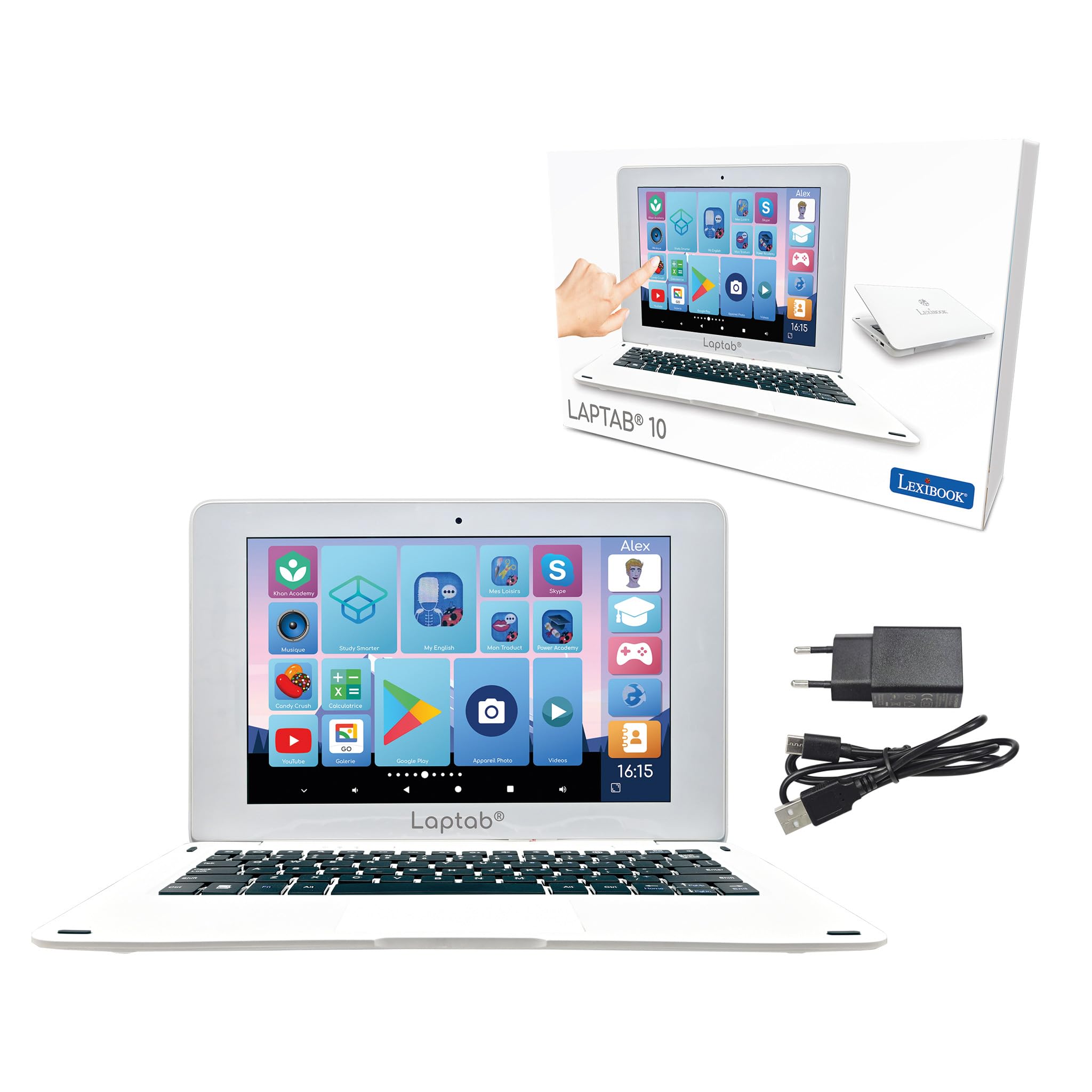 Lexibook LAPTAB® 10 - Computer Portatile Touch Screen