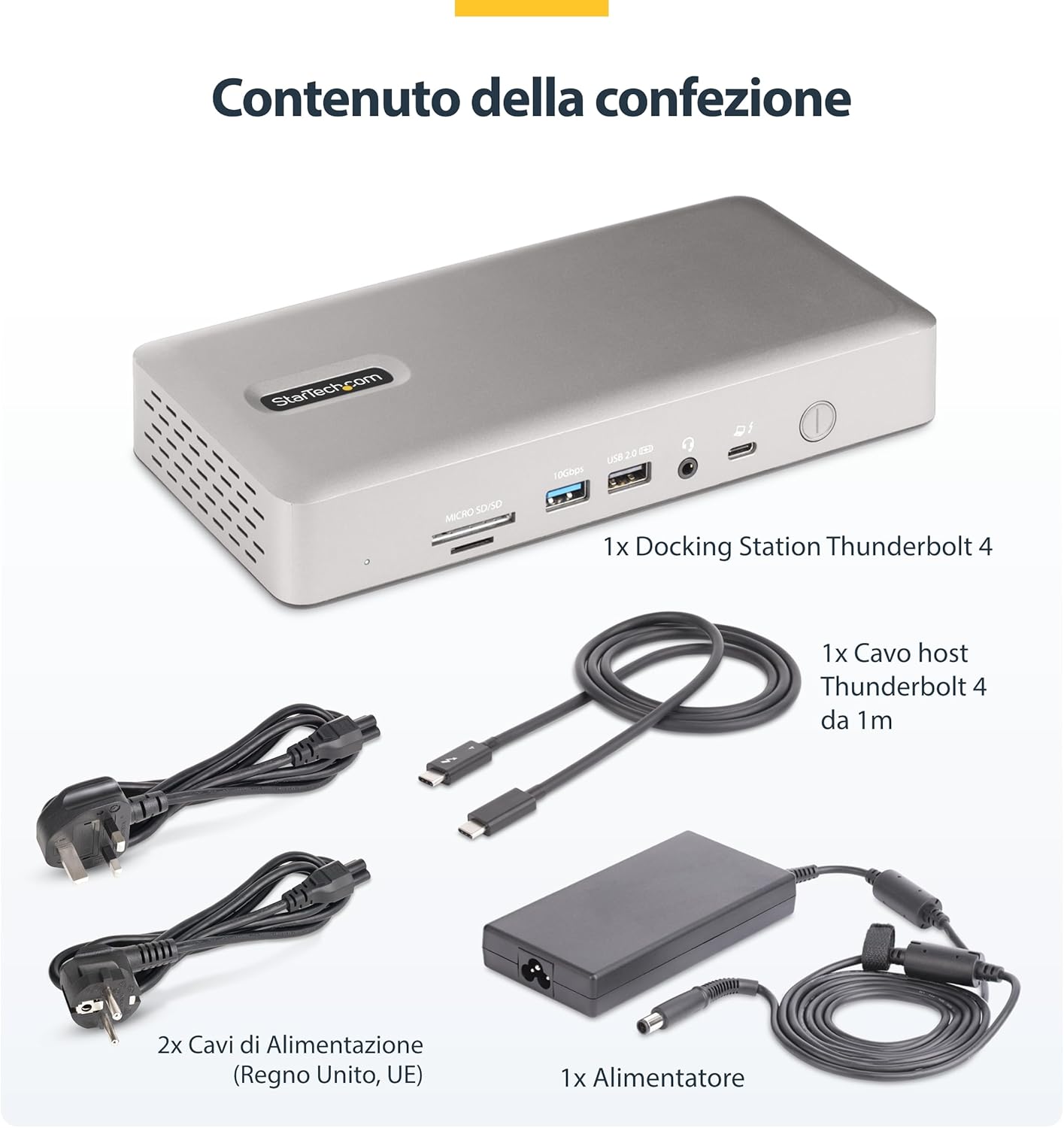 Startech.com Docking Station Thunderbolt 4 - 98W PD - immagine 7