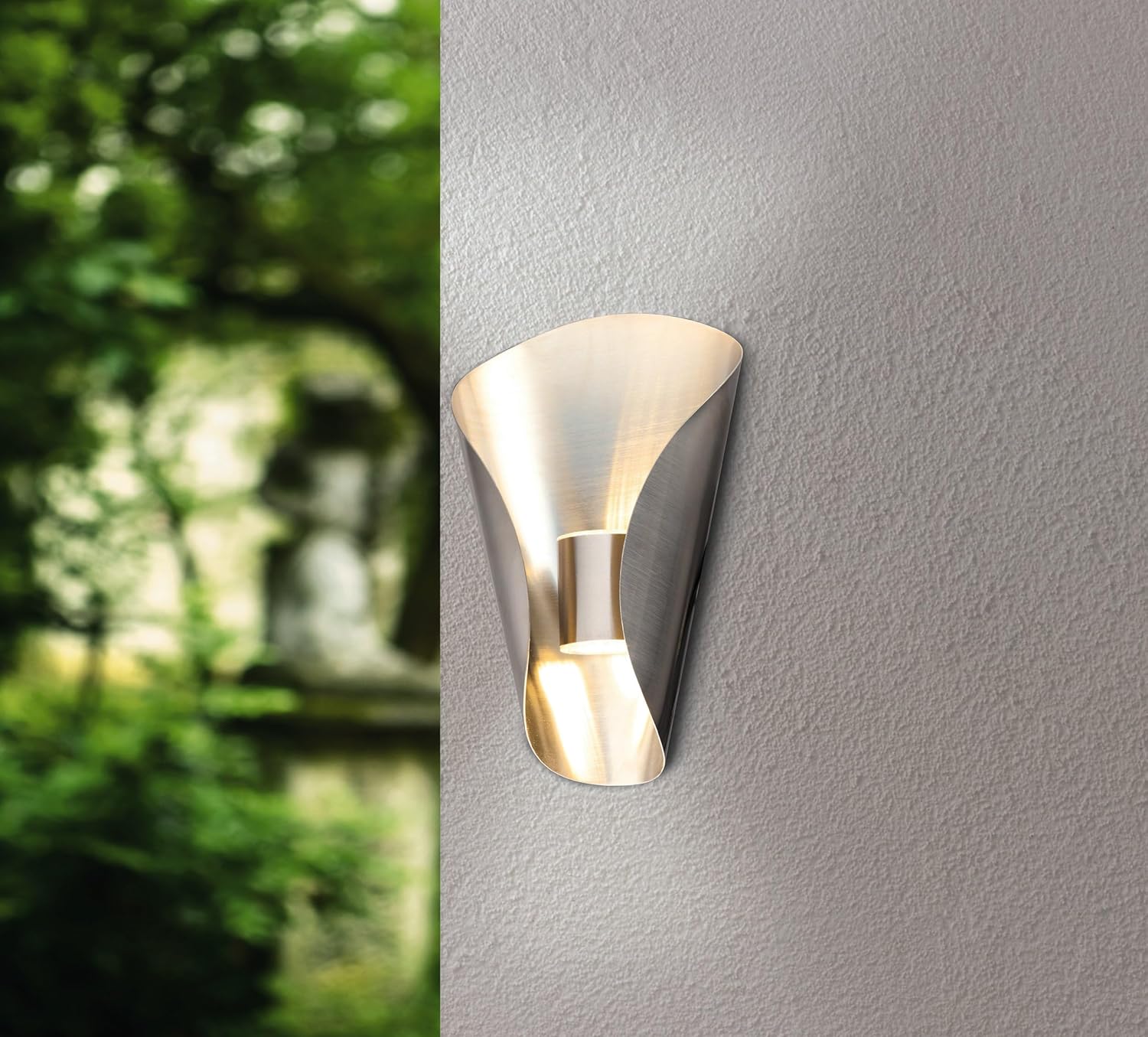 Eglo 94779 lampada da esterno, integrato, argento - immagine 2