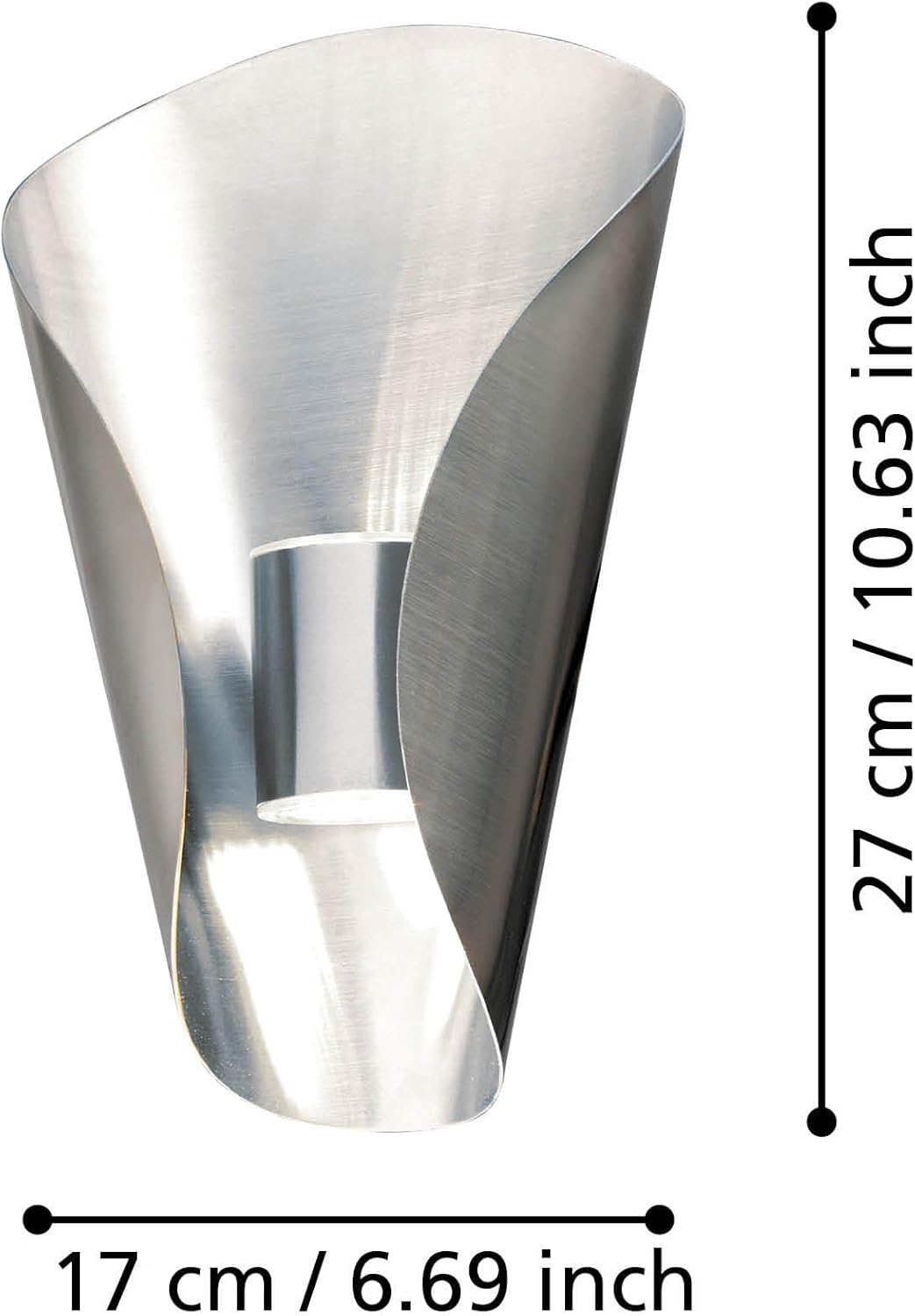 Eglo 94779 lampada da esterno, integrato, argento - immagine 3