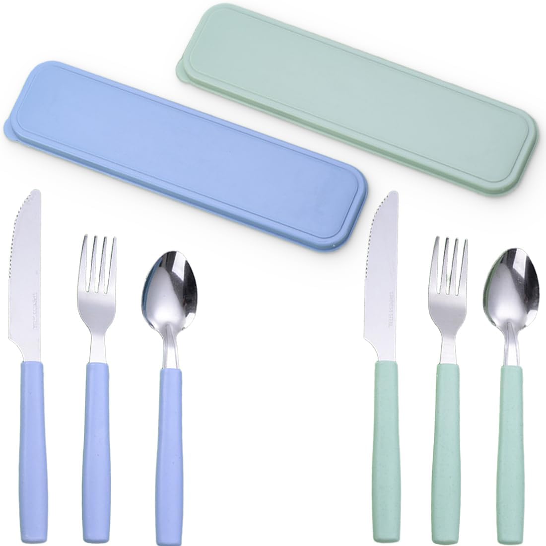 Set 3 Stoviglie da Viaggio con Custodia - immagine 1