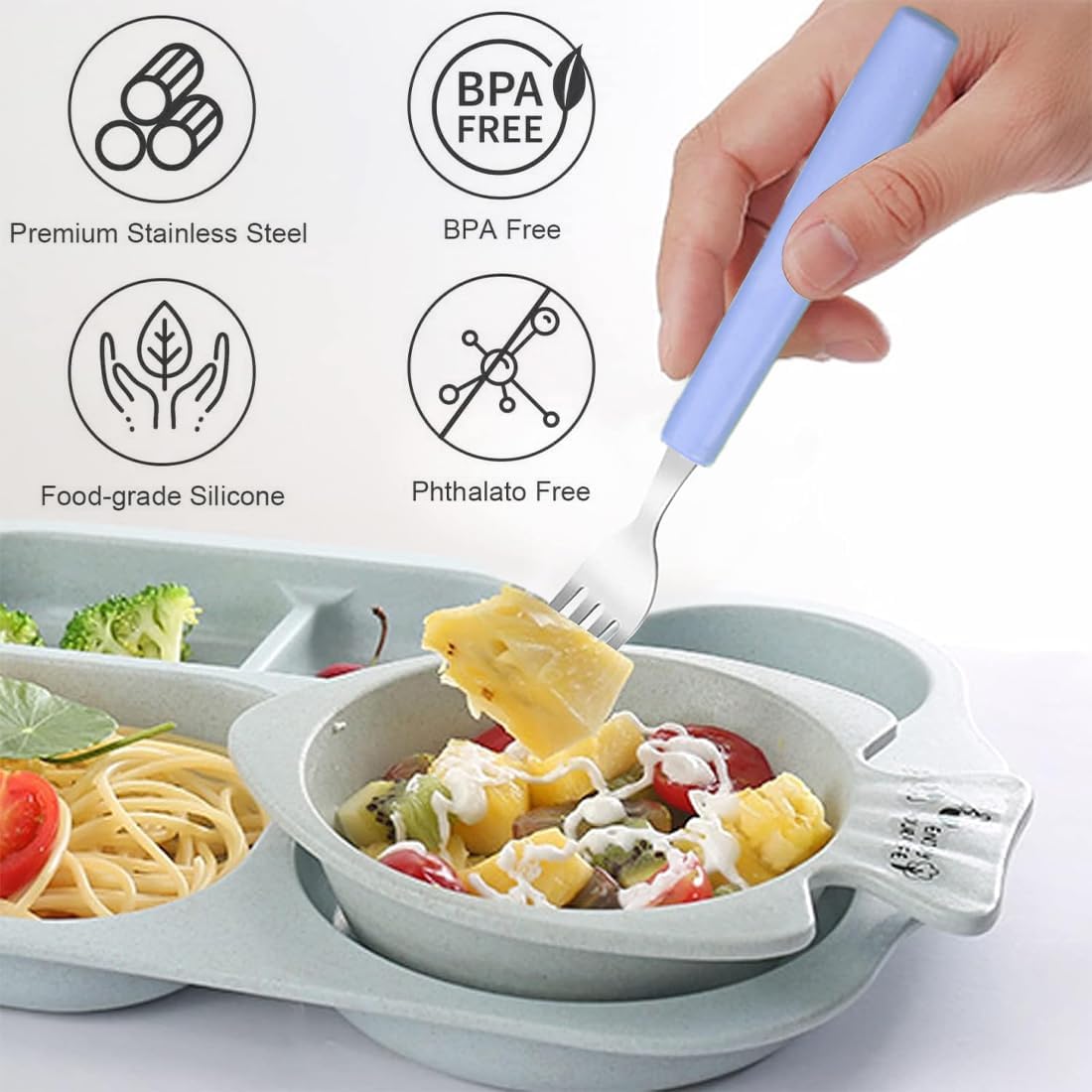 Set 3 Stoviglie da Viaggio con Custodia - immagine 3