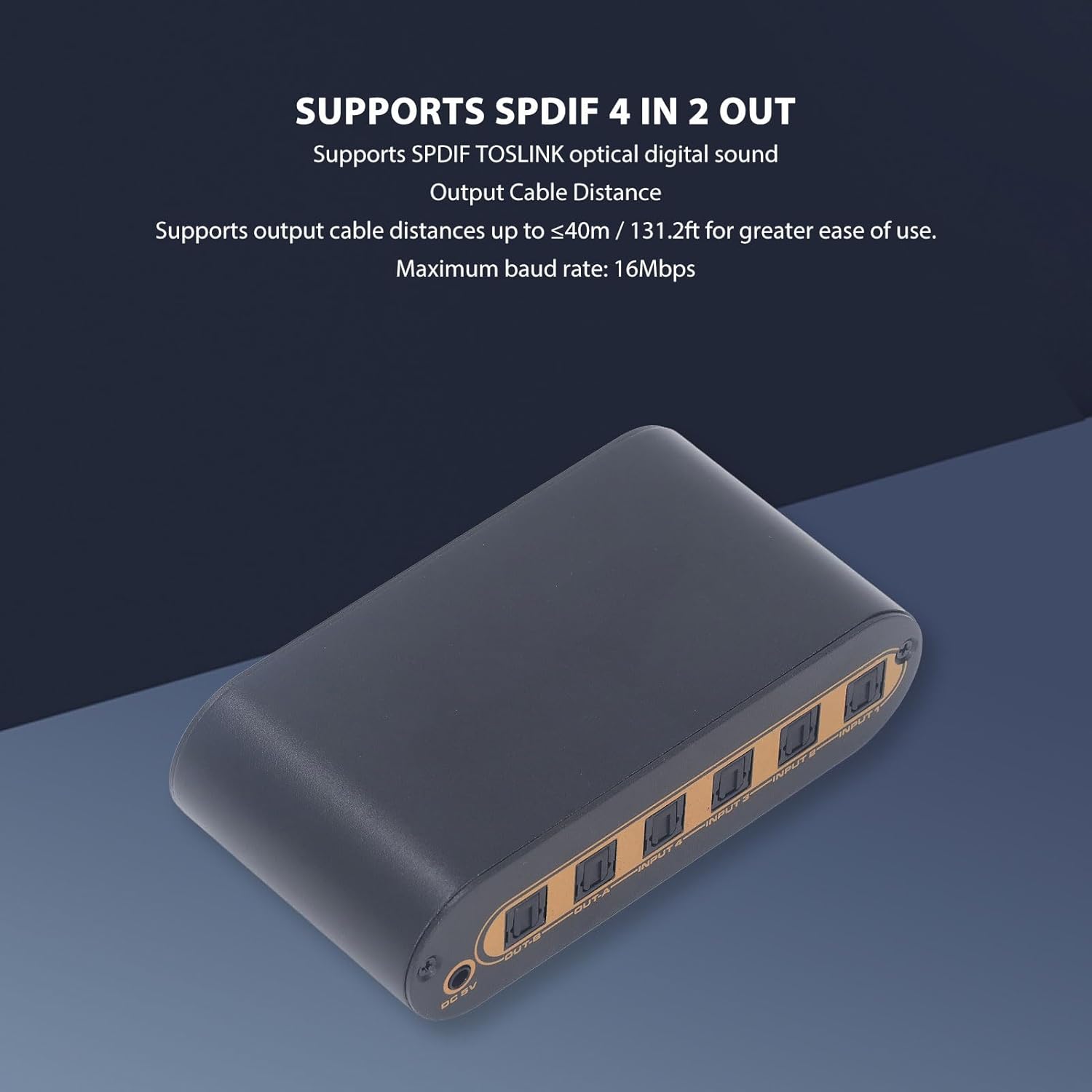 Switcher Audio Ottico Digitale 4x2 SPDIF - immagine 2