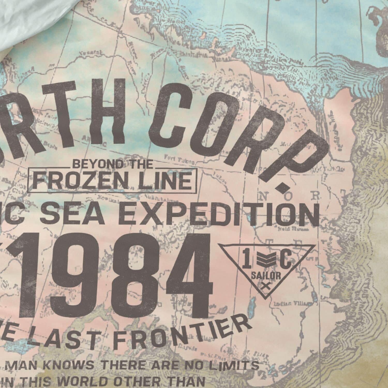 Burrito Blanco Copripiumini, Cotone, 50% Poliestere, Mare, Ancho de 200 - immagine 4