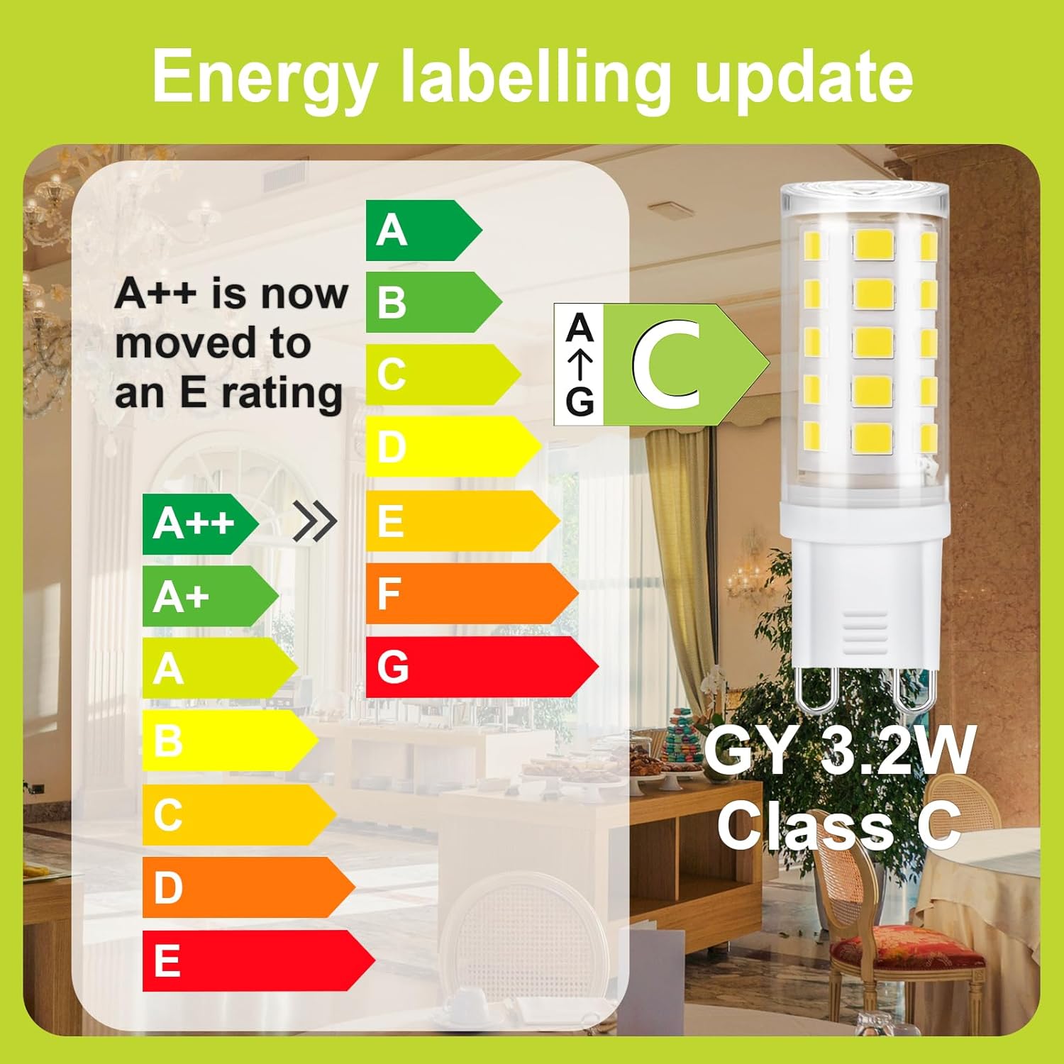 Gy Lampadine LED G9 3.2W 10 Pezzi, Luce Naturale - immagine 4