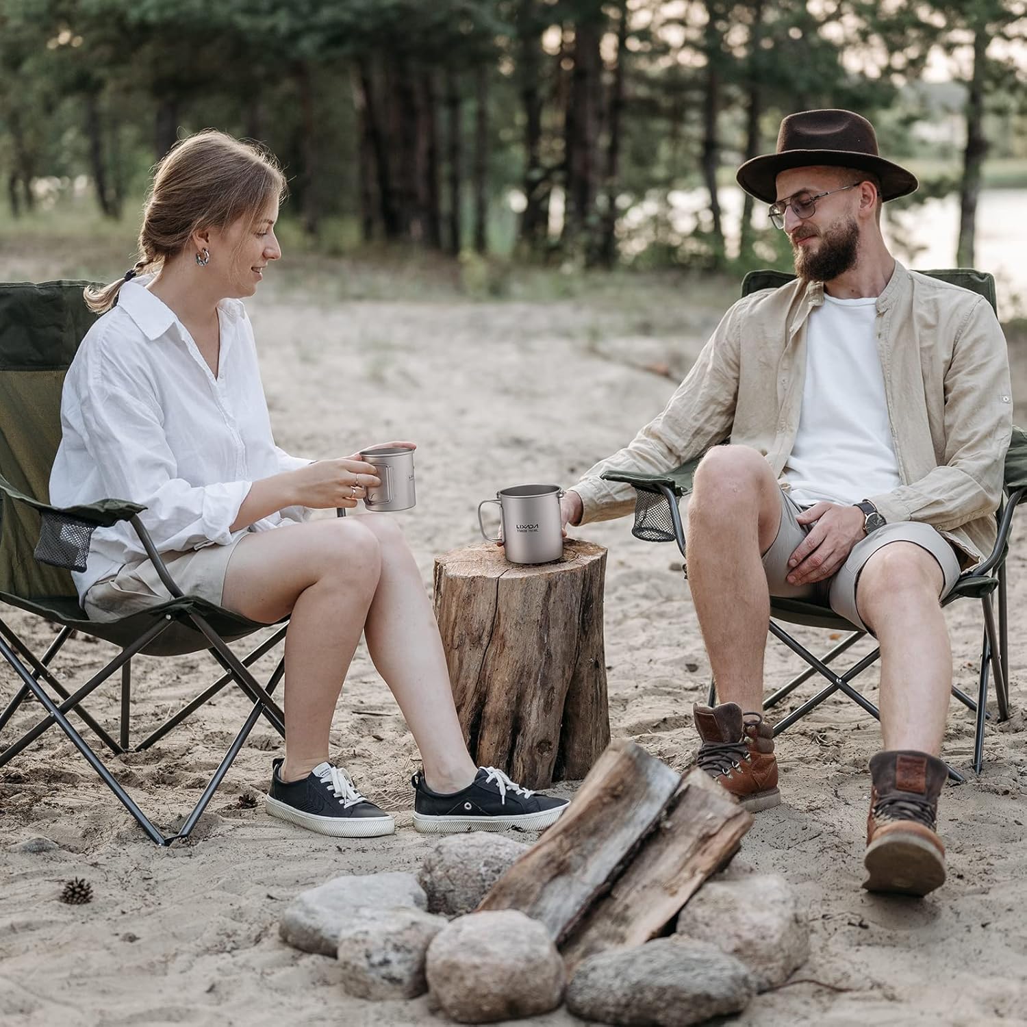 Lixada Titanium Cup Pot Ultralight 900ml - immagine 4