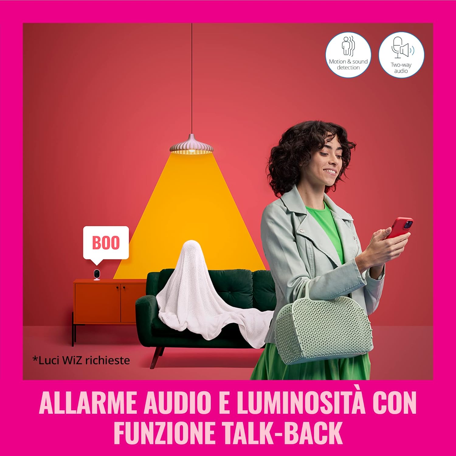 Wiz Telecamera WiFi per Interni HD 1080p - immagine 3