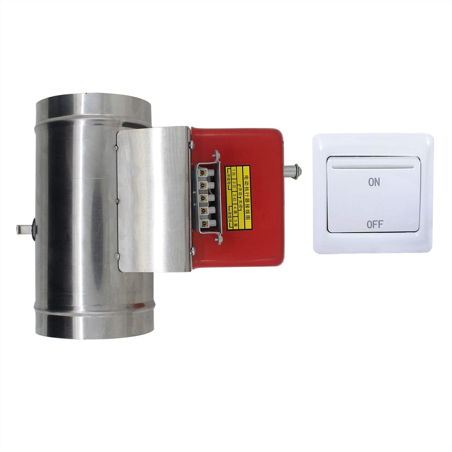 Serranda per Canna Fumaria Stufa Pellet 200mm