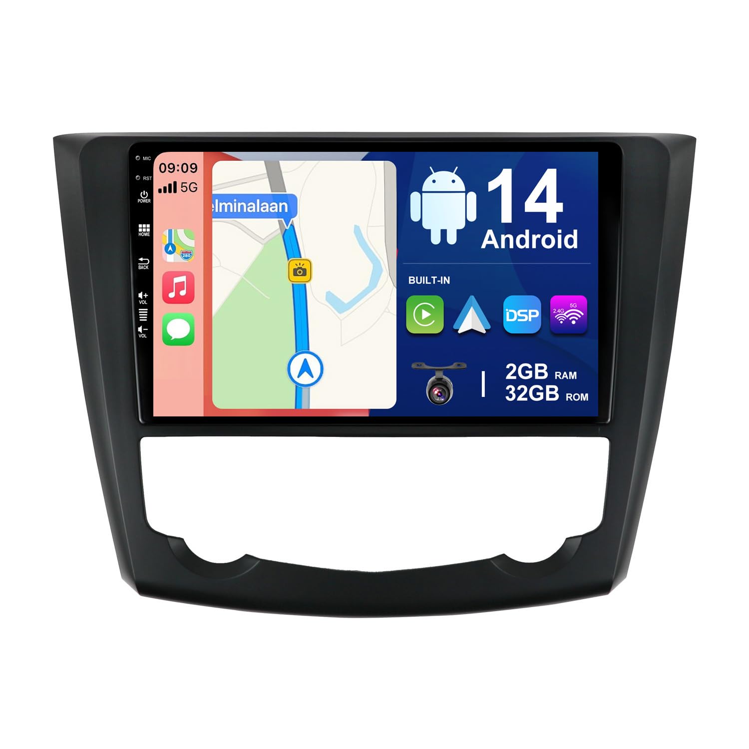 Bxliyer Autoradio Android 14 per Re-nault Kadjar