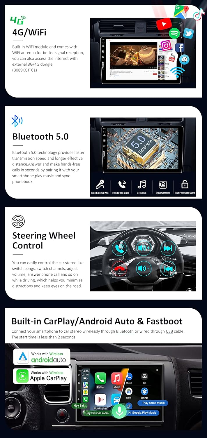 Bxliyer Autoradio Android 14 per Re-nault Kadjar - immagine 4