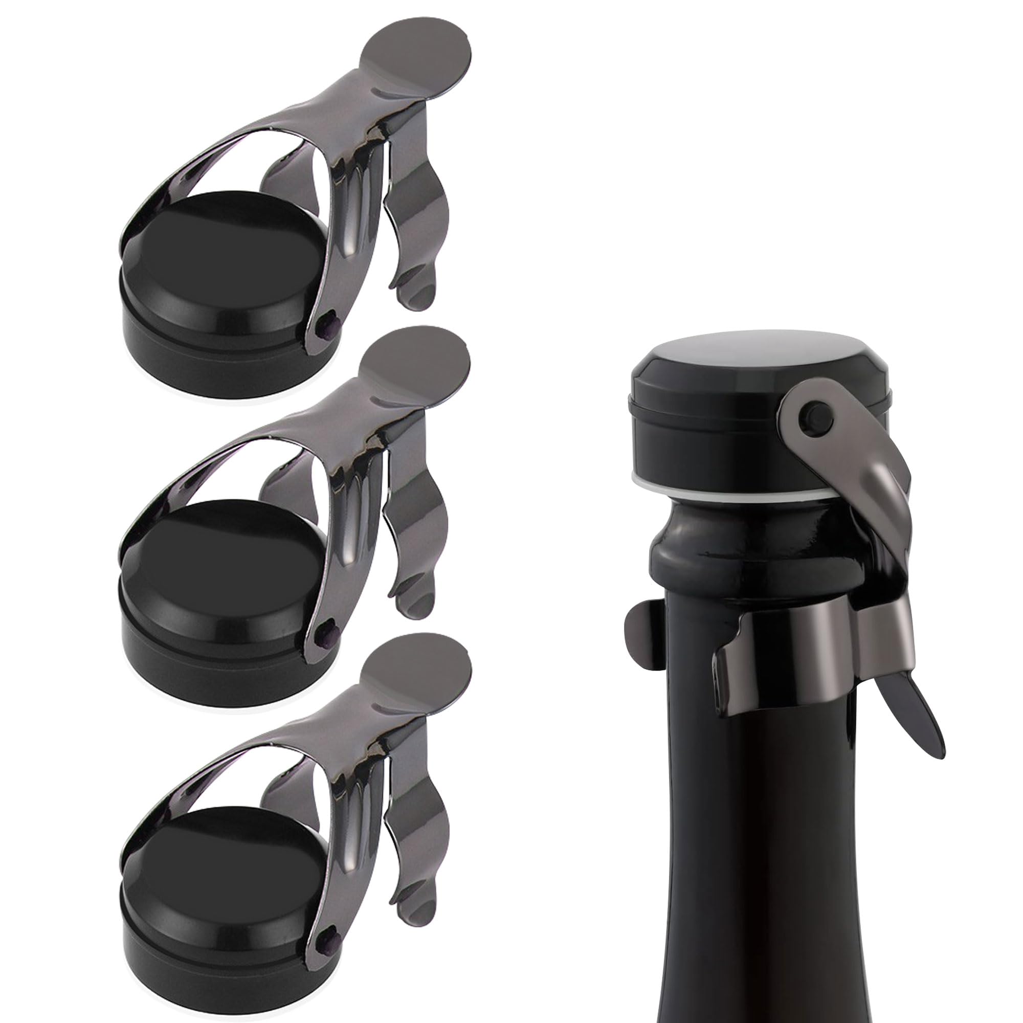 Gimars 3 Tappi per Bottiglie Vino Spumante