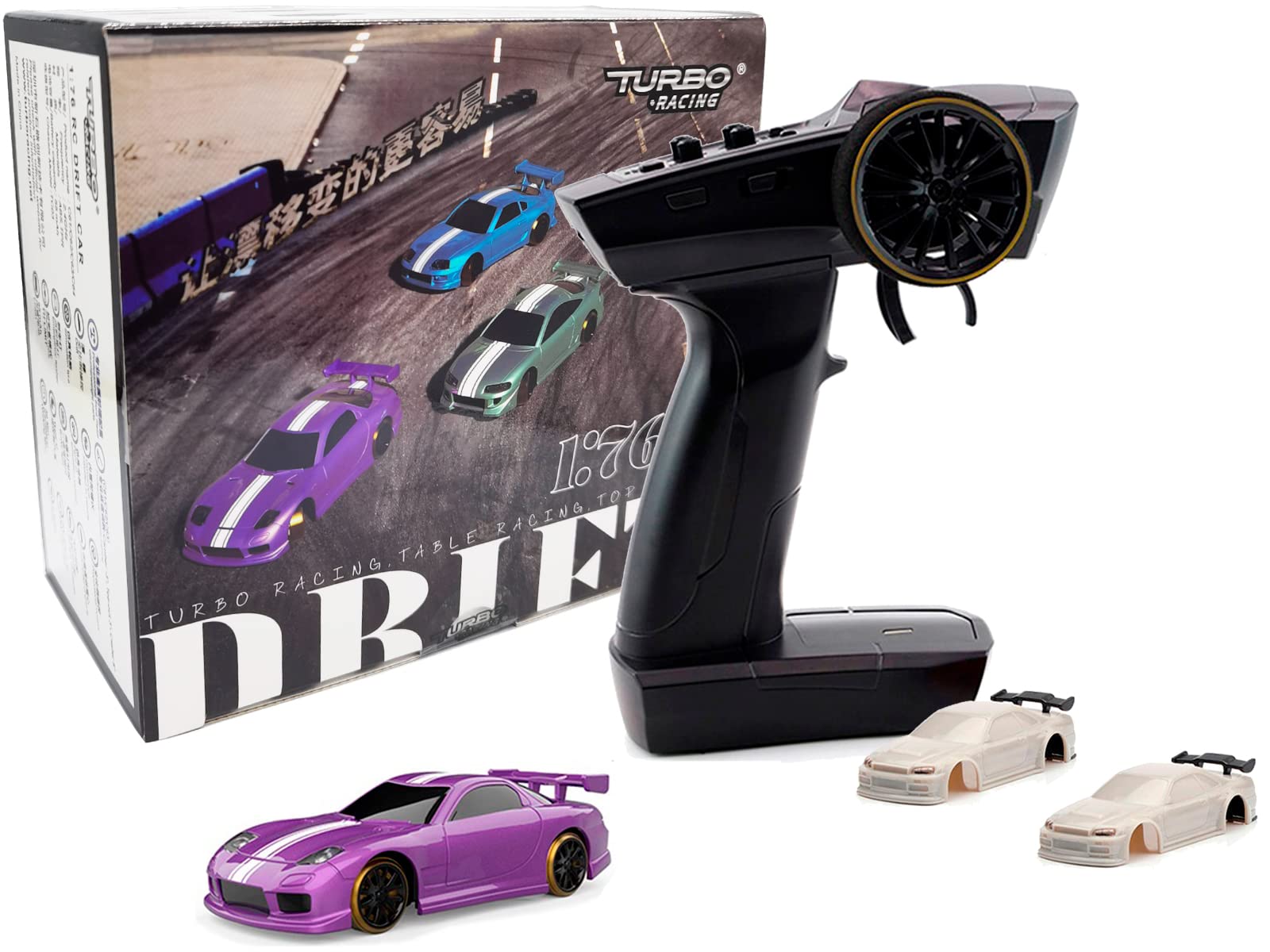 FLYCOLOR Turbo Racing C61 1:76 RC Auto Drift - Viola