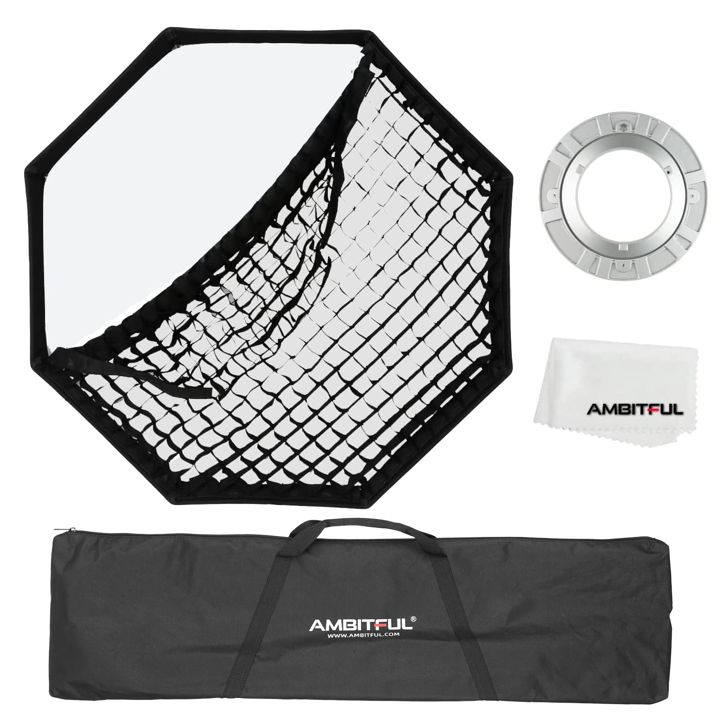 Ambitful Softbox Octagon Honeycomb Grid Bowens 140cm/55"