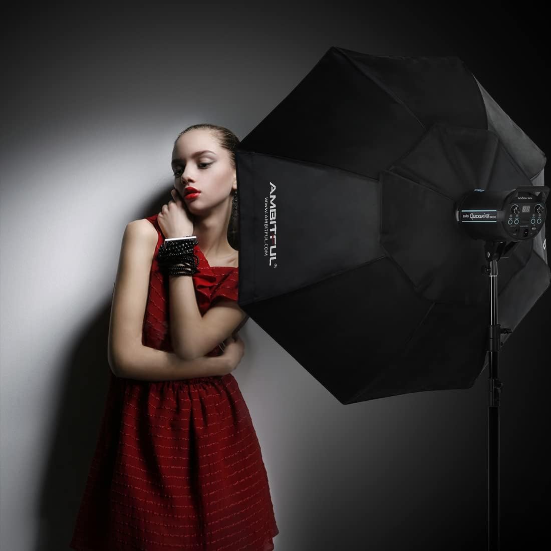 Ambitful Softbox Octagon Honeycomb Grid Bowens 140cm/55" - immagine 5