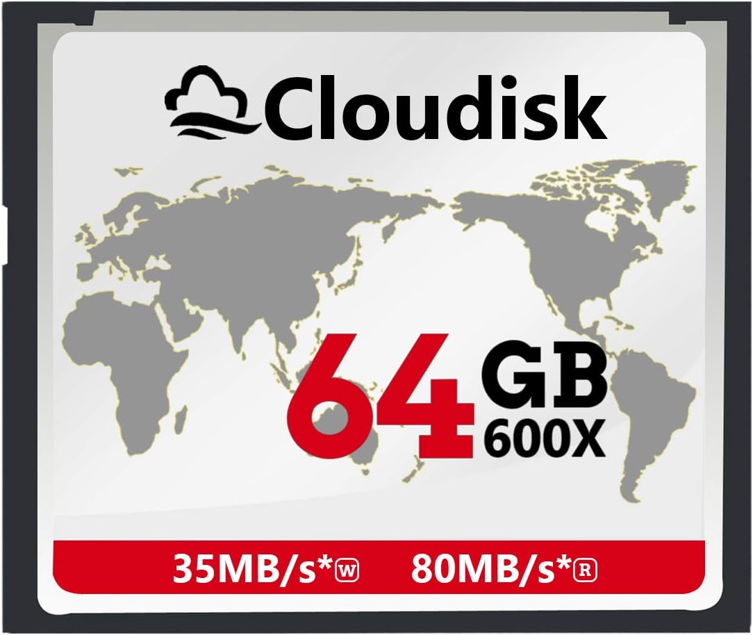 Cloudisk 2-Pack Compact Flash Card 64GB 533X CF 2.0 - immagine 3
