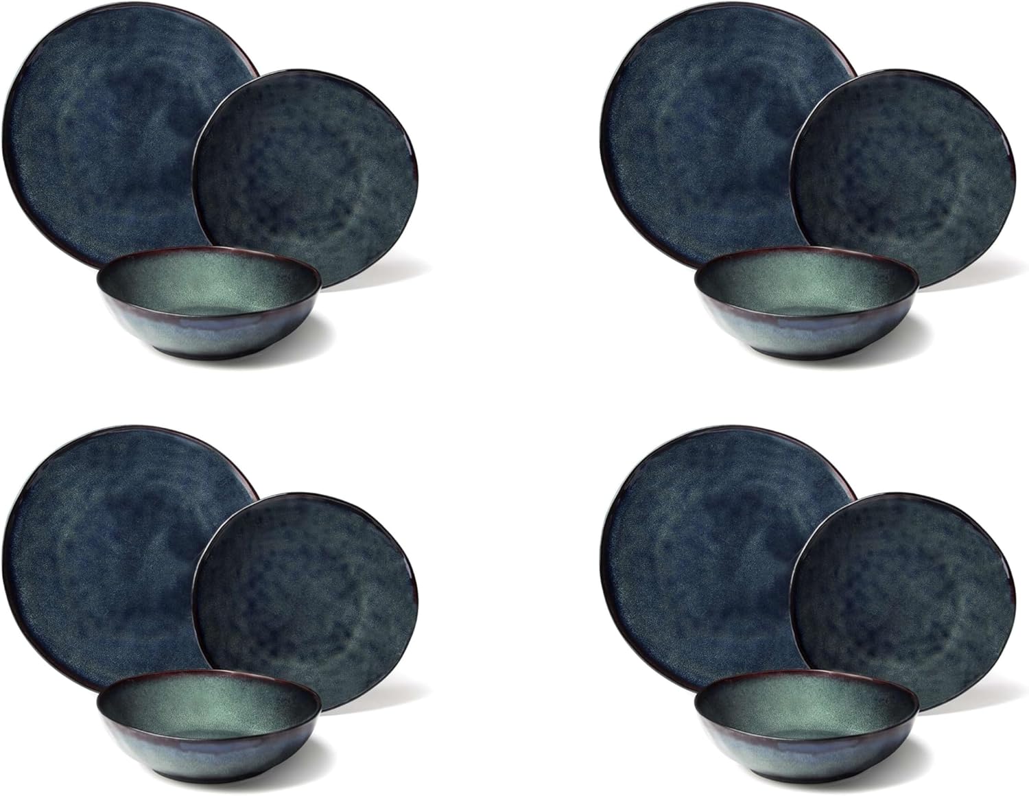 Excelsa Artisan Blu - Servizio Piatti 12 Pezzi - immagine 2