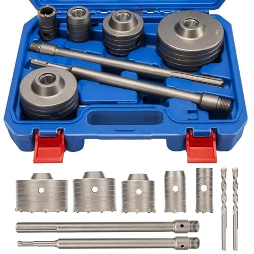 Toosoar Carotatrice a Tazza per Muro 9 pezzi