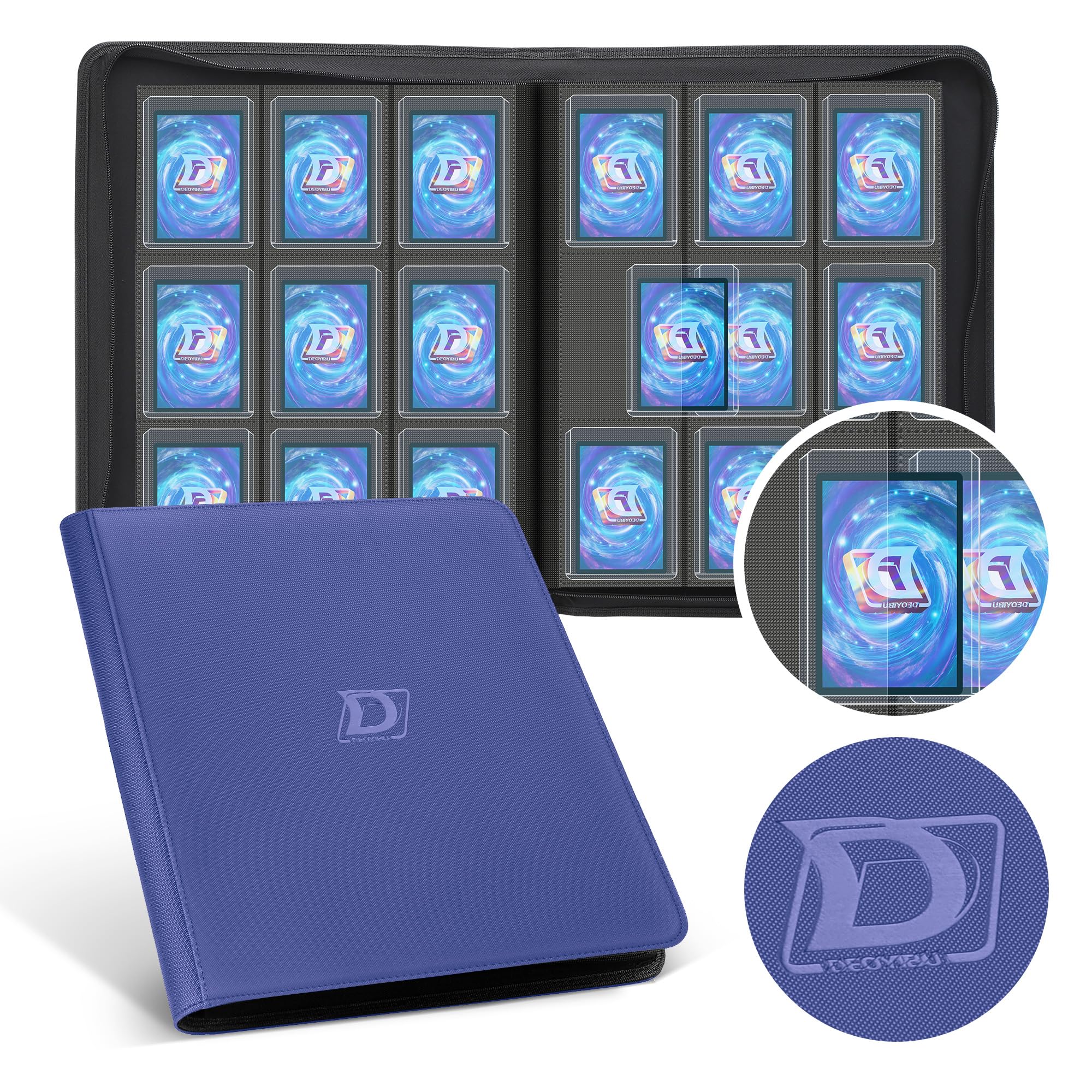 Toploader Rilegatura Laterale per 288 Carte