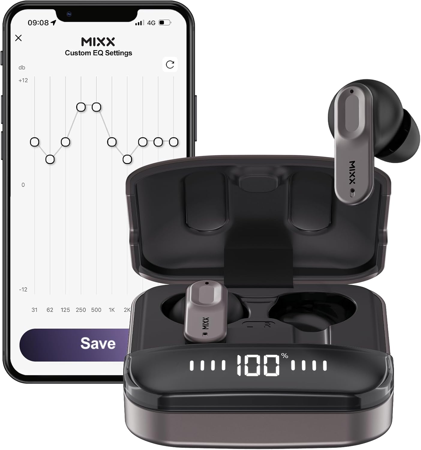 Mixx audio - Auricolari wireless Streambuds Ultra Mini Nero - immagine 1