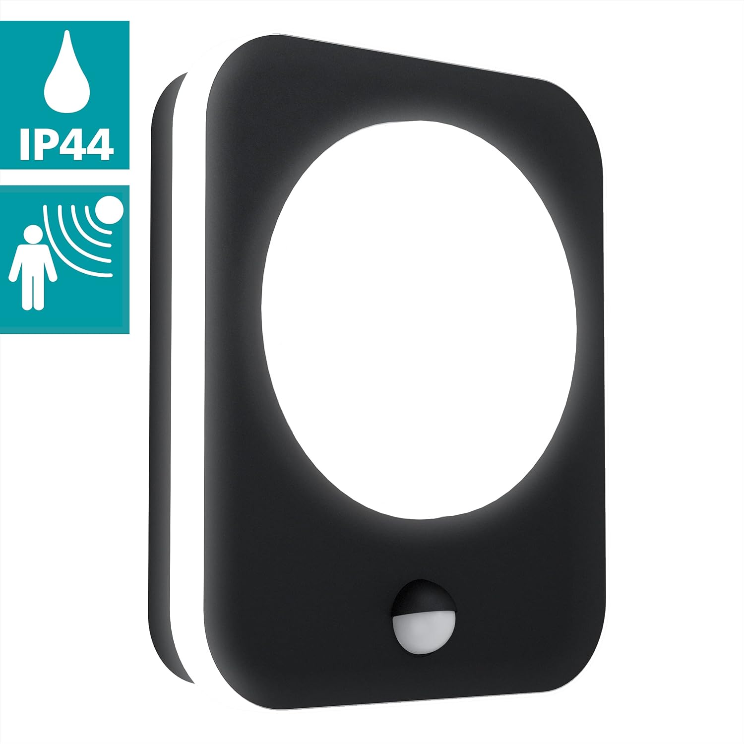 Eglo Madriz - Lampada da parete LED per esterni, nero - immagine 2