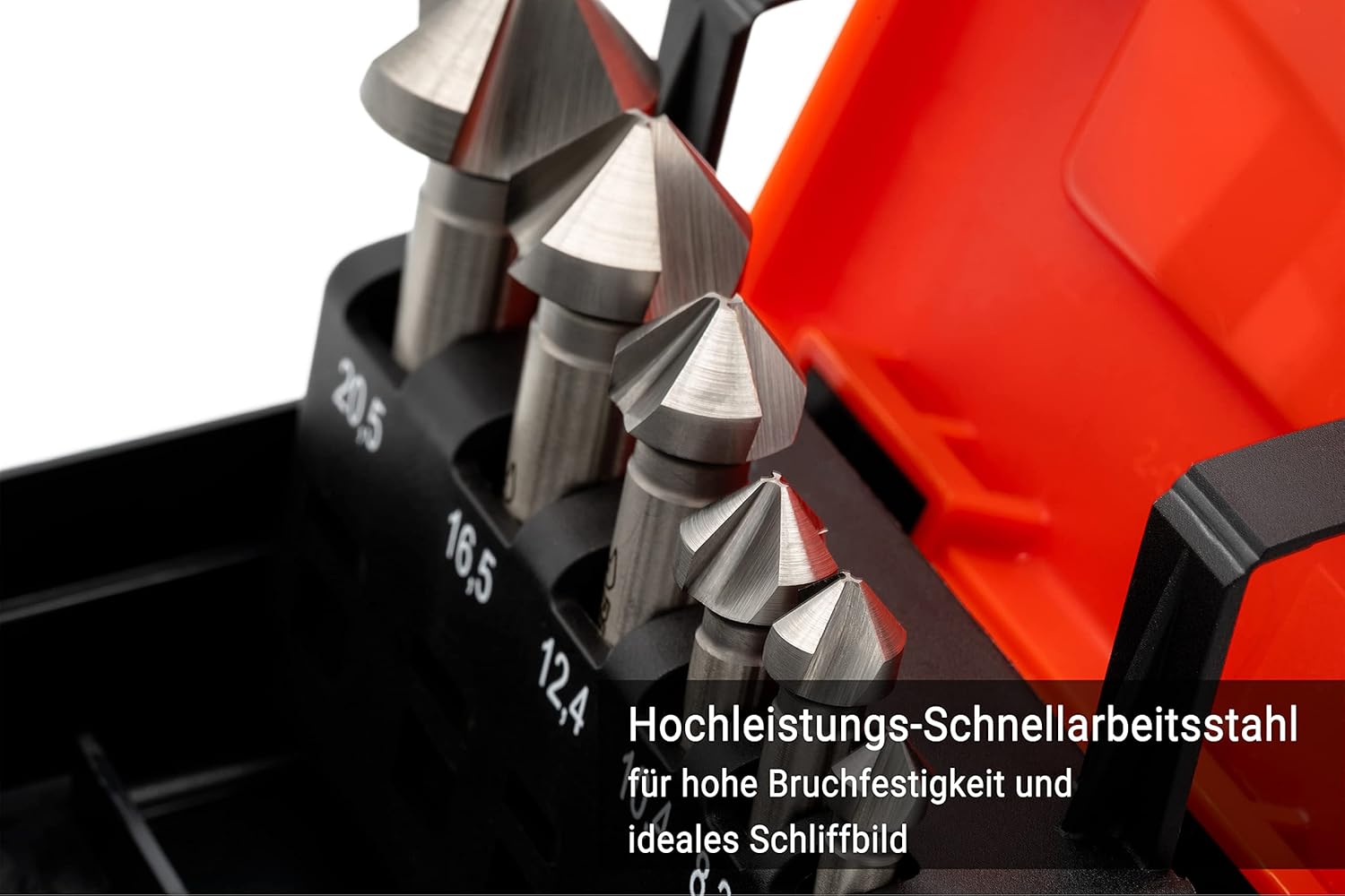 Baer Set Punte Svasatura Conica HSSG 90° - 6 Pezzi - immagine 3