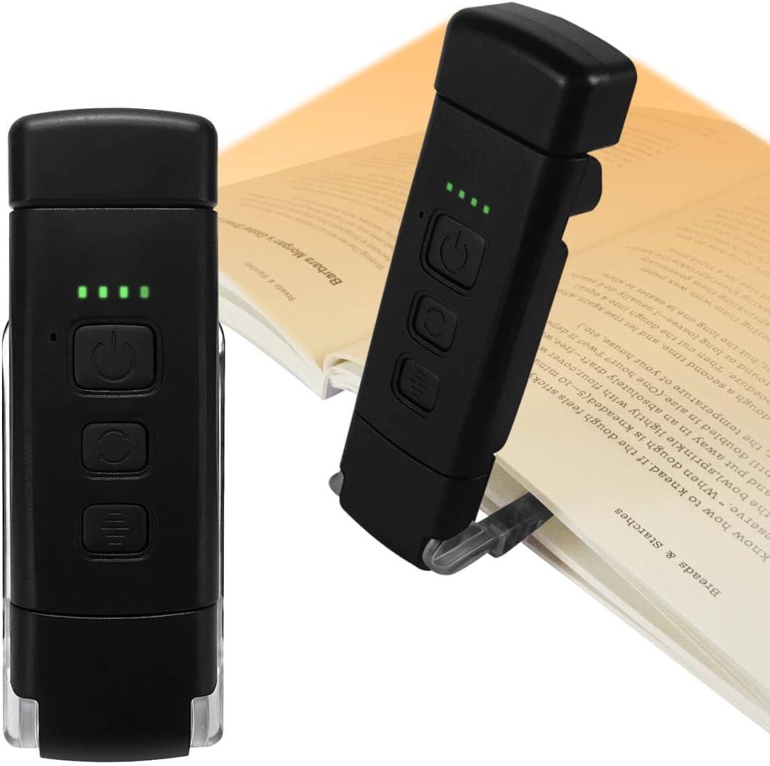 QUMOX Lampada da Lettura LED Ricaricabile con Clip