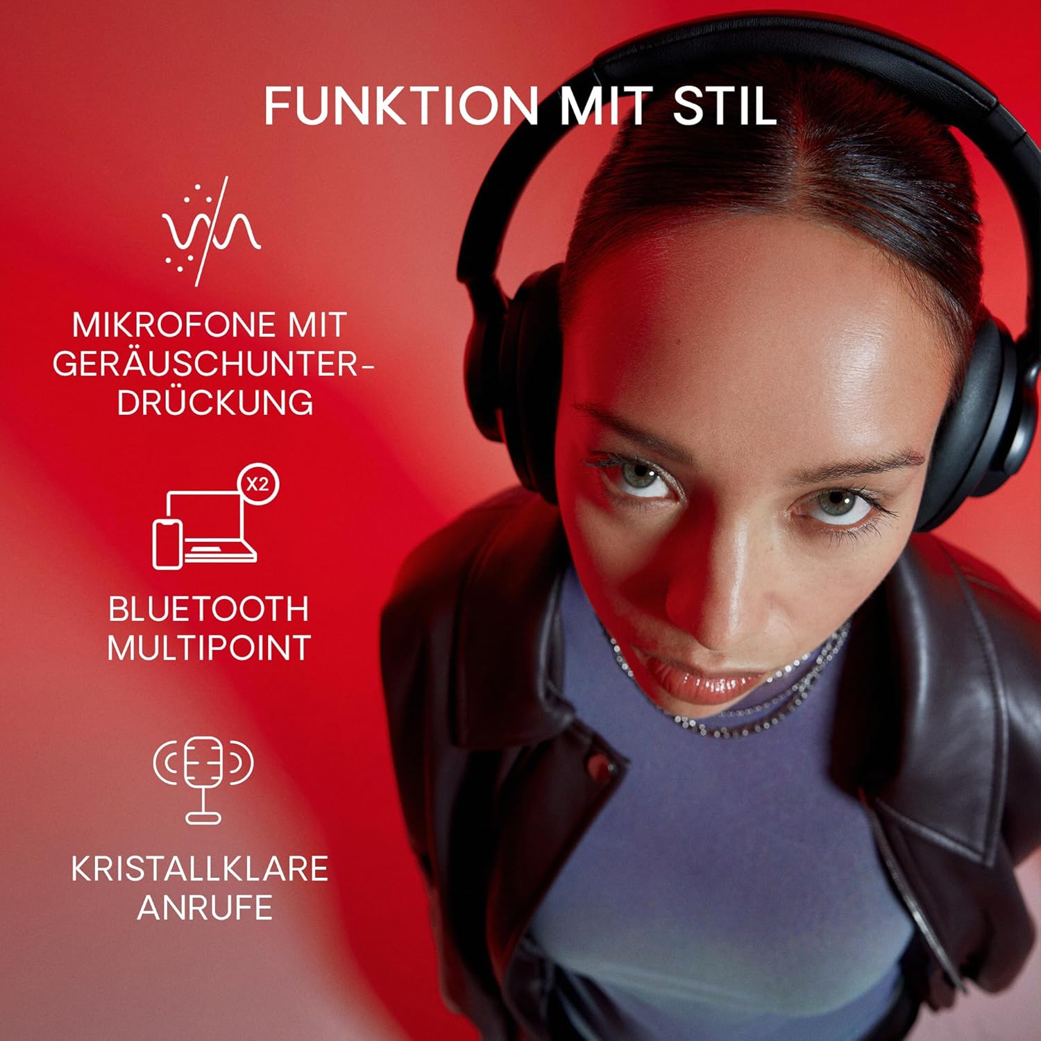 Urbanista Valencia Cuffie Bluetooth Over-Ear, Bianco - immagine 4