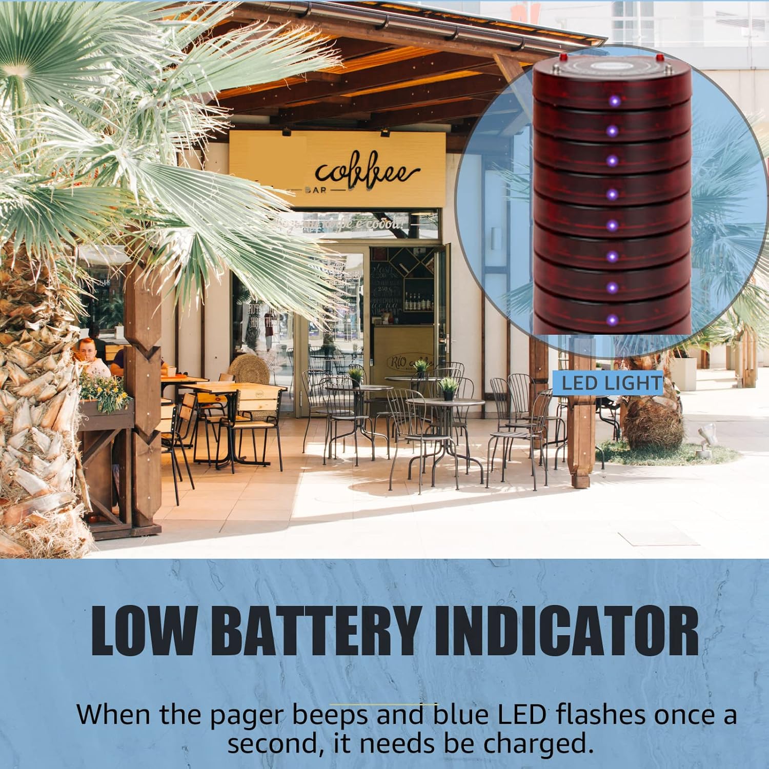 Retekess TD165 Cercapersone Ristorante Wireless 300M - immagine 5