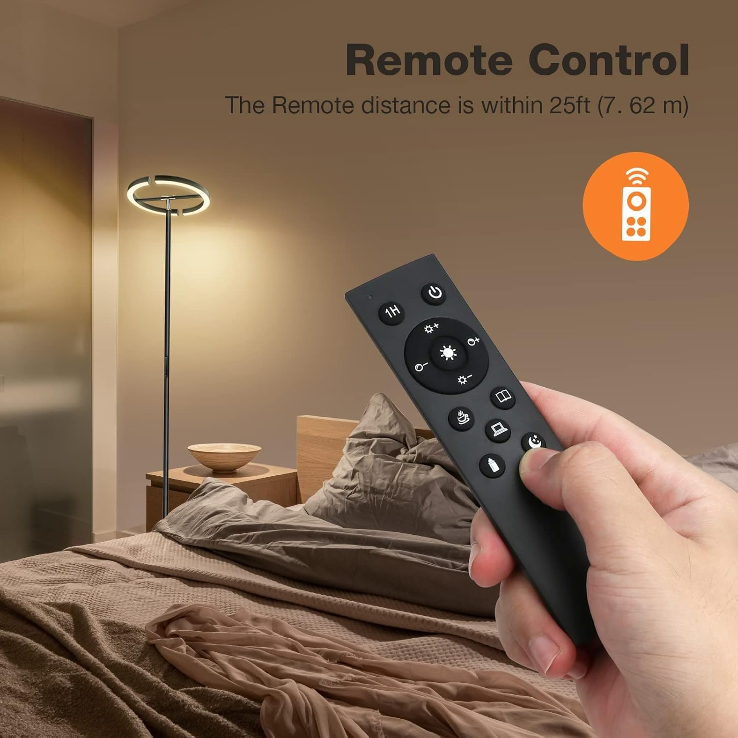 SIBRILLE Lampada da Terra Dimmerabile 20W - immagine 3